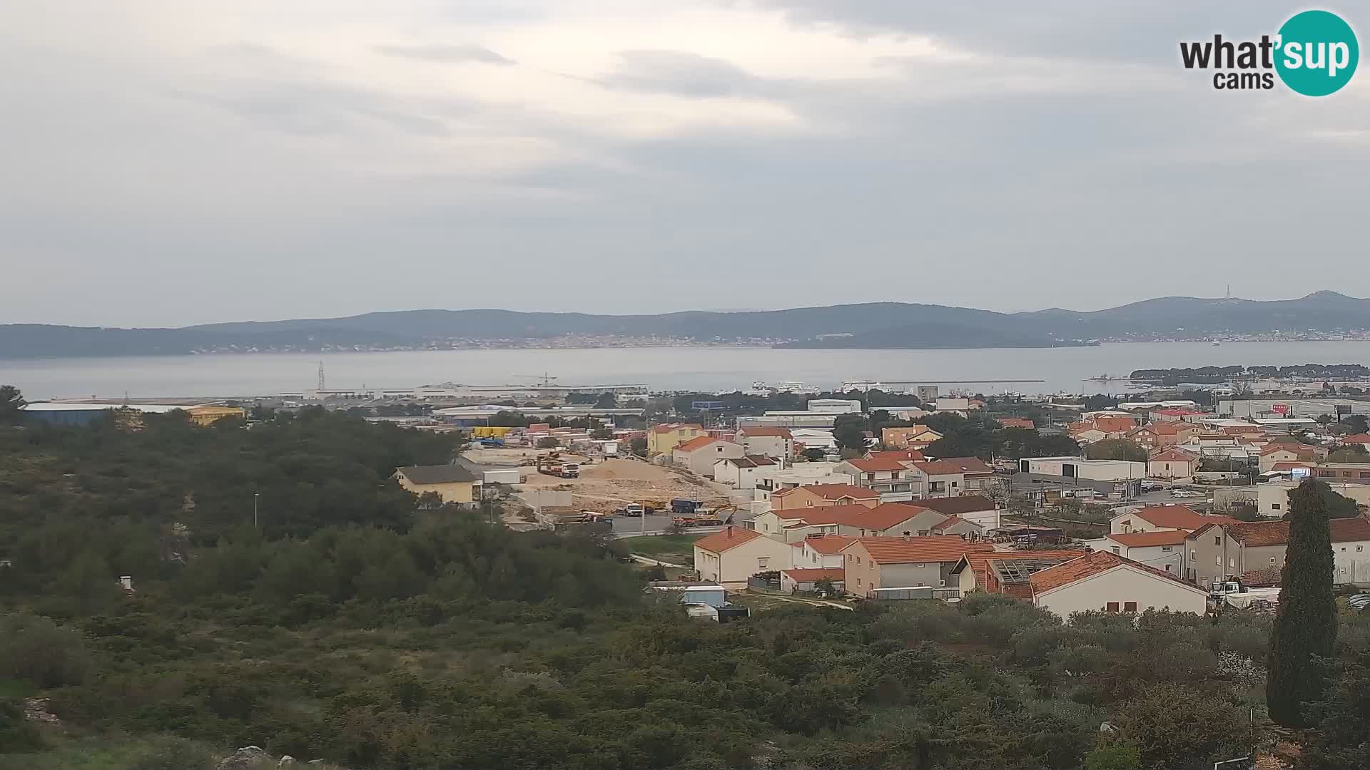 Zadar Port Gazenica Webcam Panorama, Zadar, Kroatien