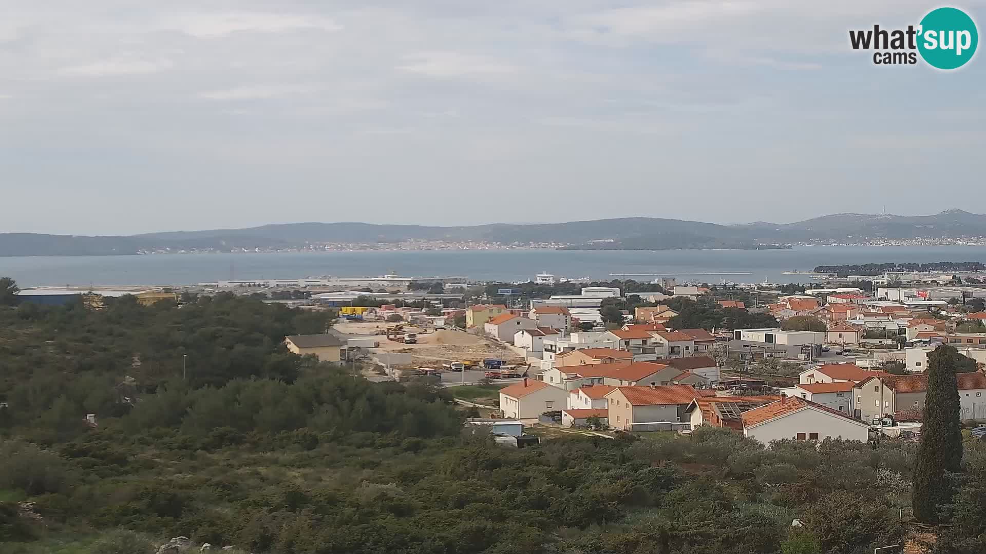 Zadar Port Gazenica Webcam Panorama, Zadar, Kroatien