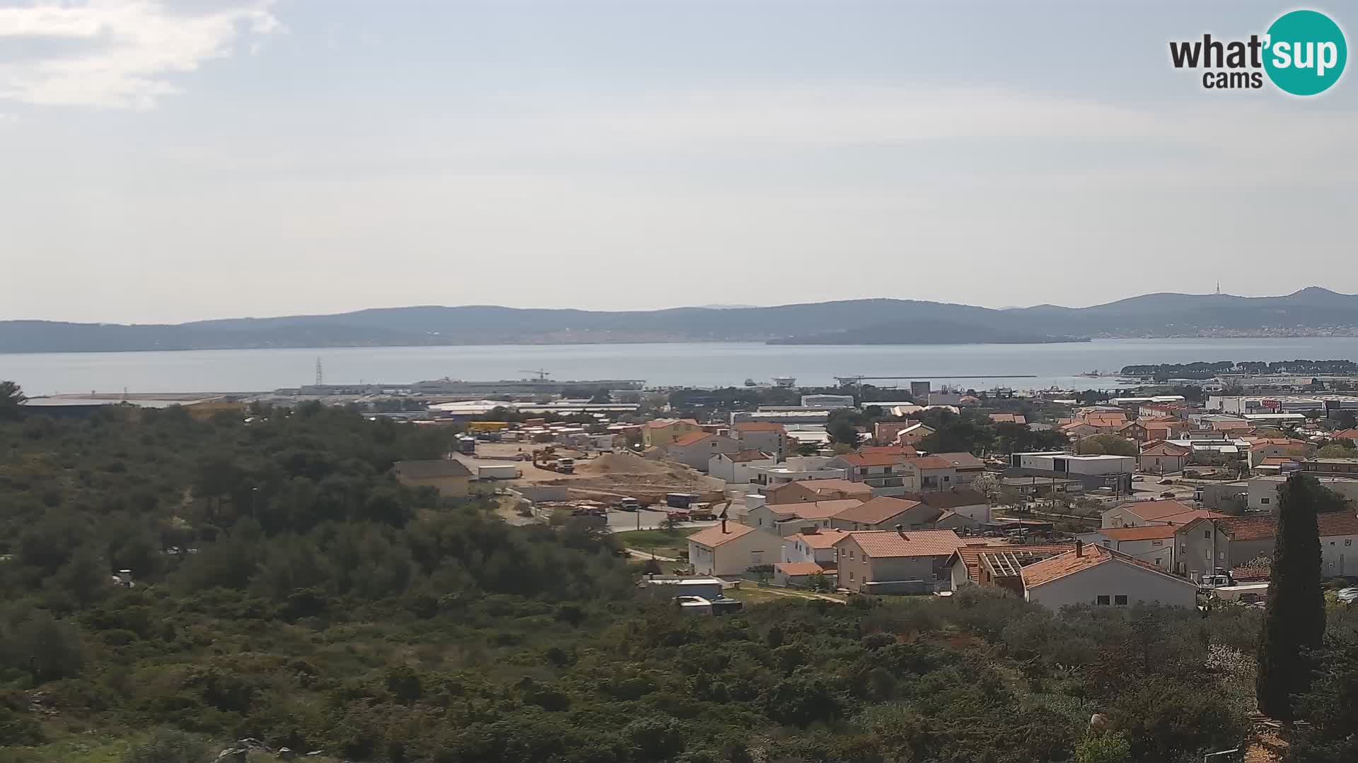 Panoramska web kamera Luke Gaženica u Zadru, Hrvatska