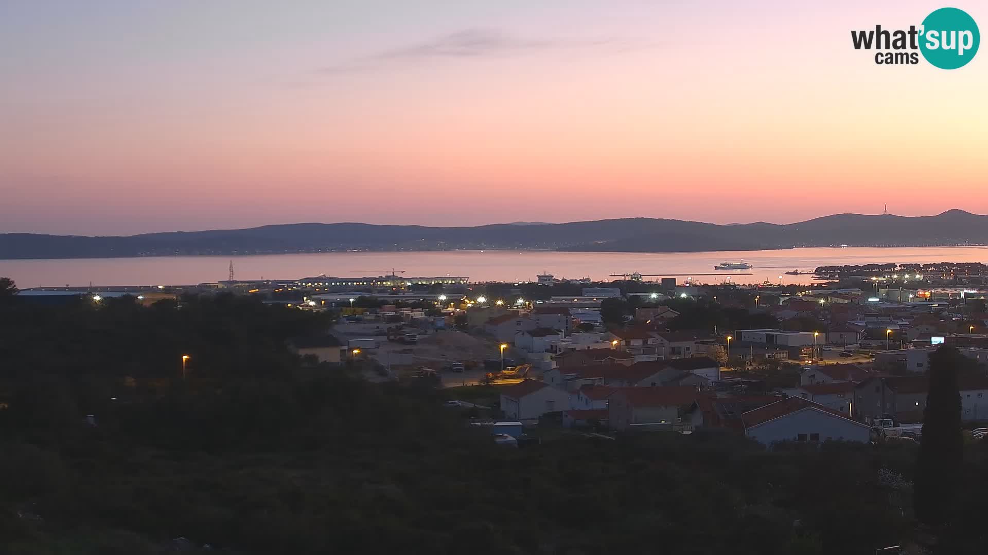 Panorama de la Webcam del Puerto Gazenica de Zadar, Zadar, Croacia
