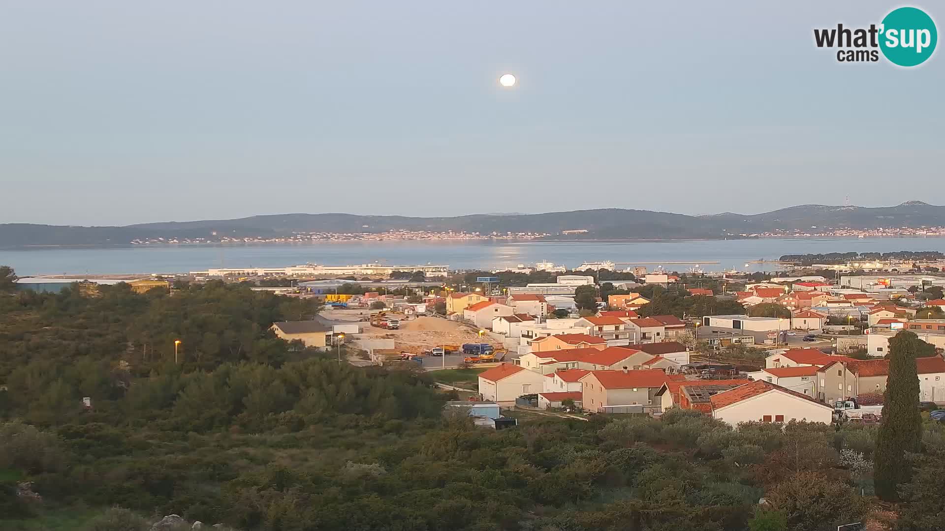 Zadar Port Gazenica Webcam Panorama, Zadar, Croatia