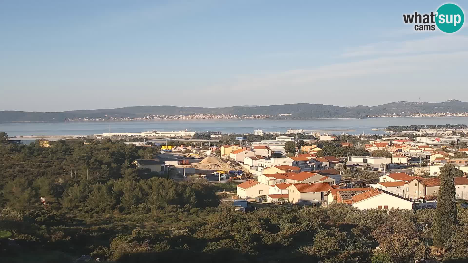 Zadar Port Gazenica Webcam Panorama, Zadar, Kroatien