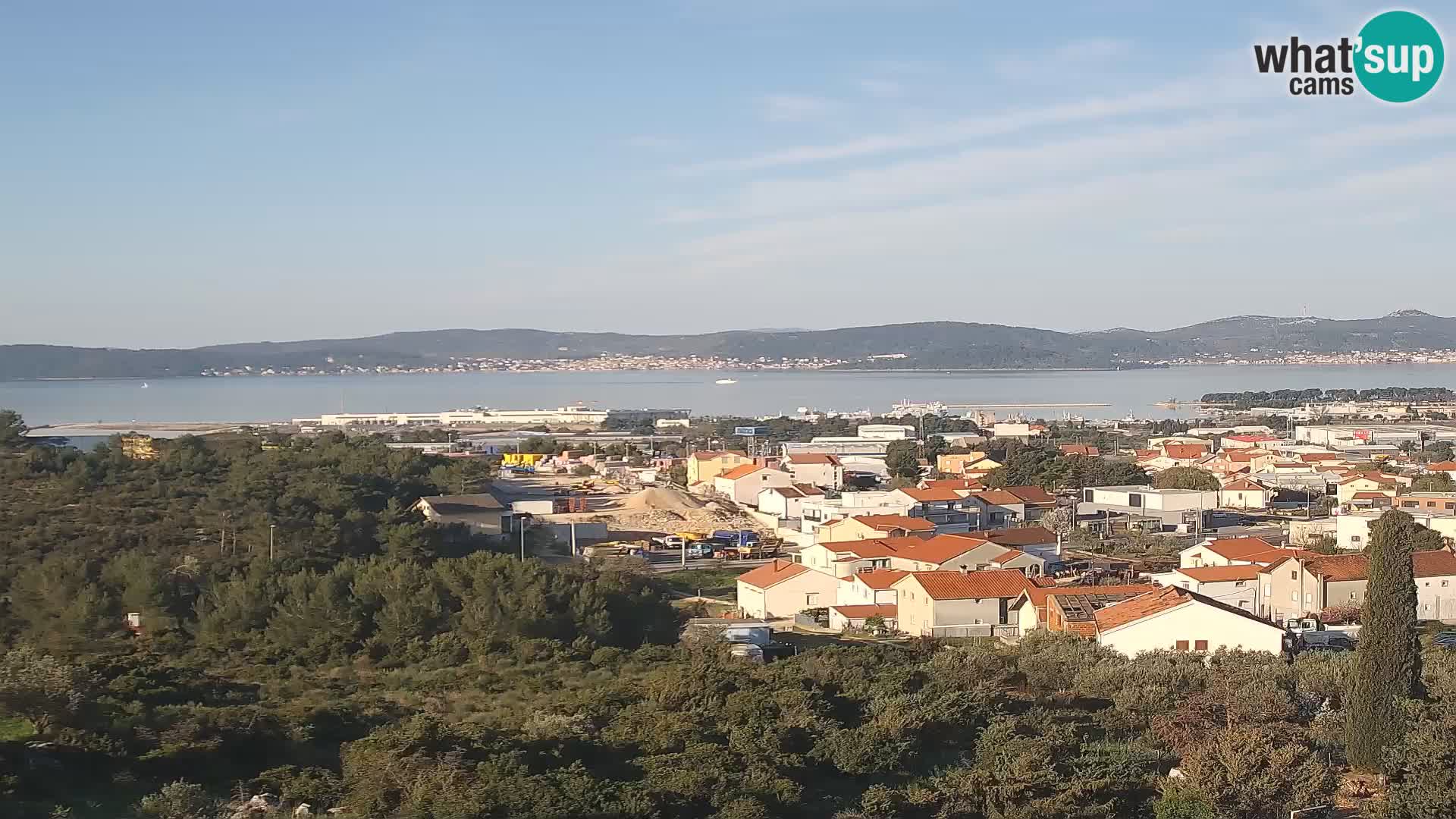 Panorama de la Webcam del Puerto Gazenica de Zadar, Zadar, Croacia