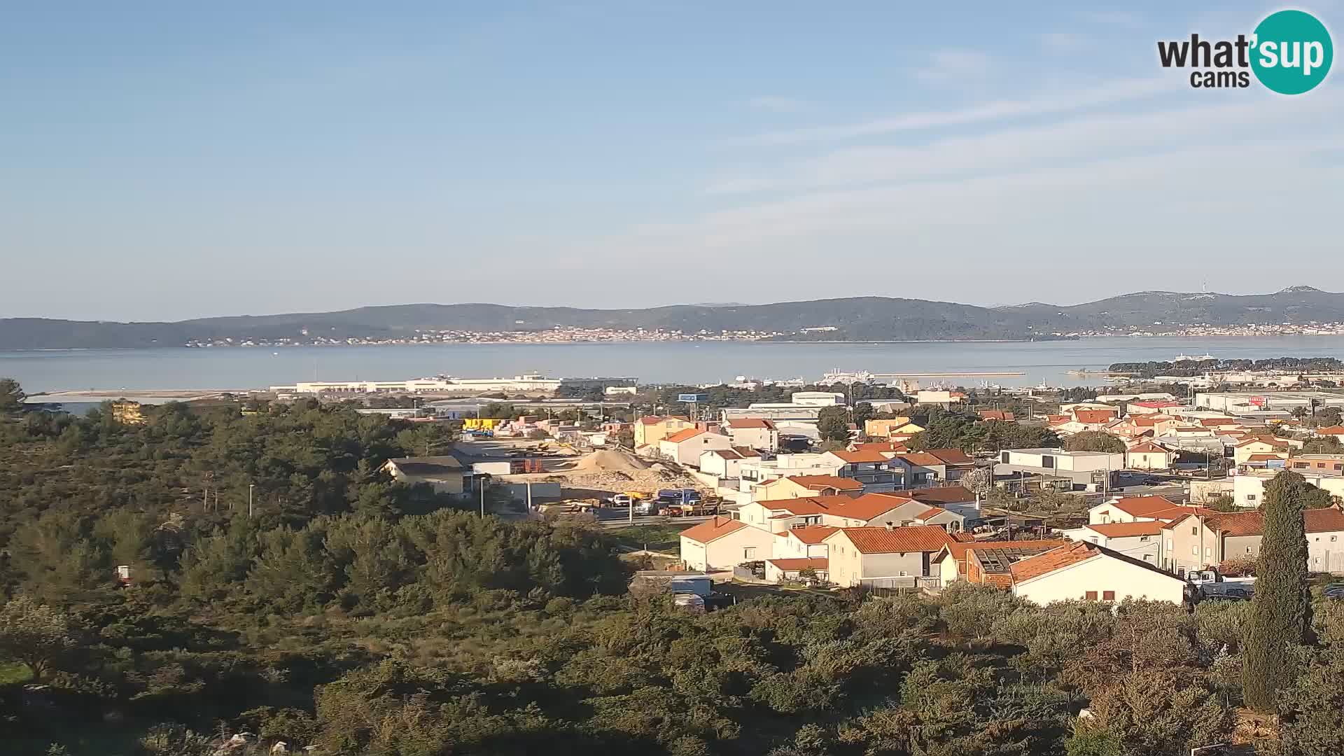 Panorama de la Webcam del Puerto Gazenica de Zadar, Zadar, Croacia