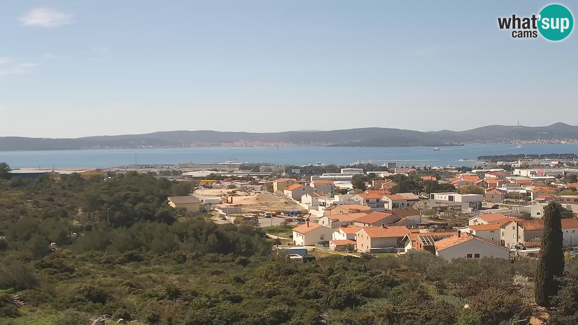 Zadar Port Gazenica Webcam Panorama, Zadar, Kroatien
