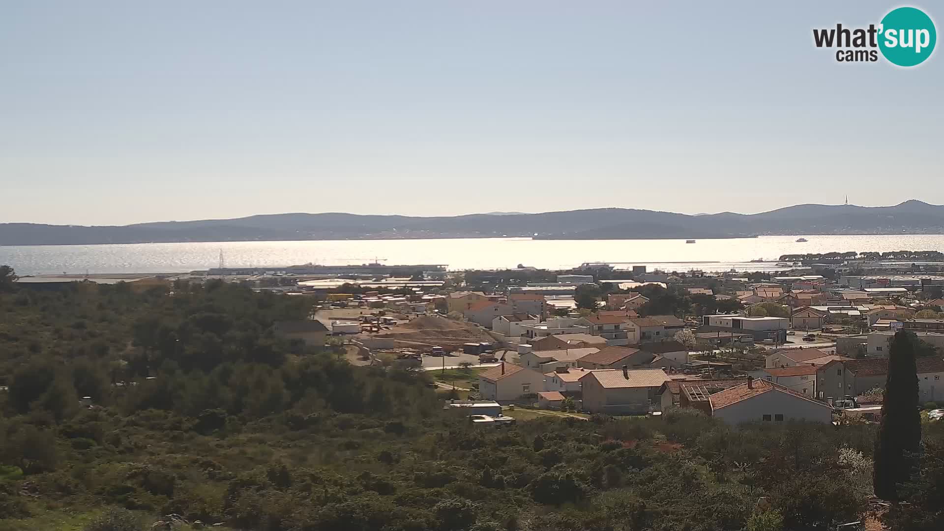 Panoramska web kamera Luke Gaženica u Zadru, Hrvatska