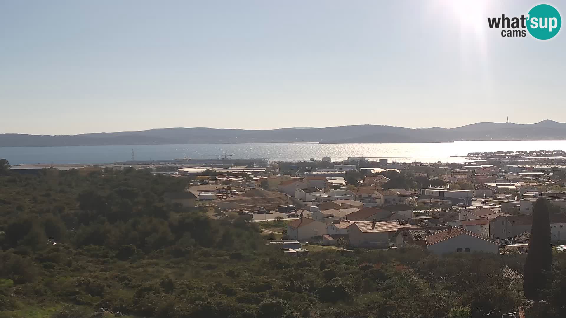 Panorama de la Webcam del Puerto Gazenica de Zadar, Zadar, Croacia
