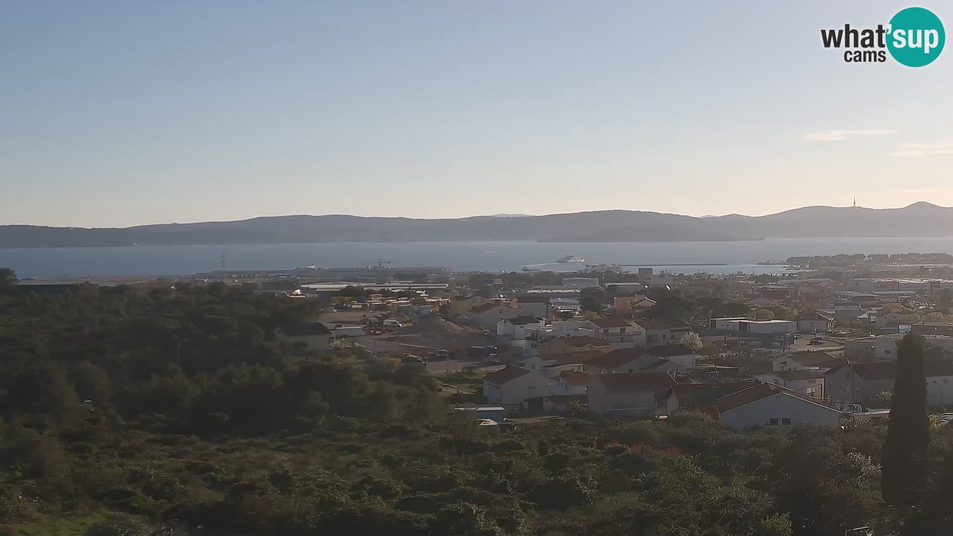 Panoramska web kamera Luke Gaženica u Zadru, Hrvatska