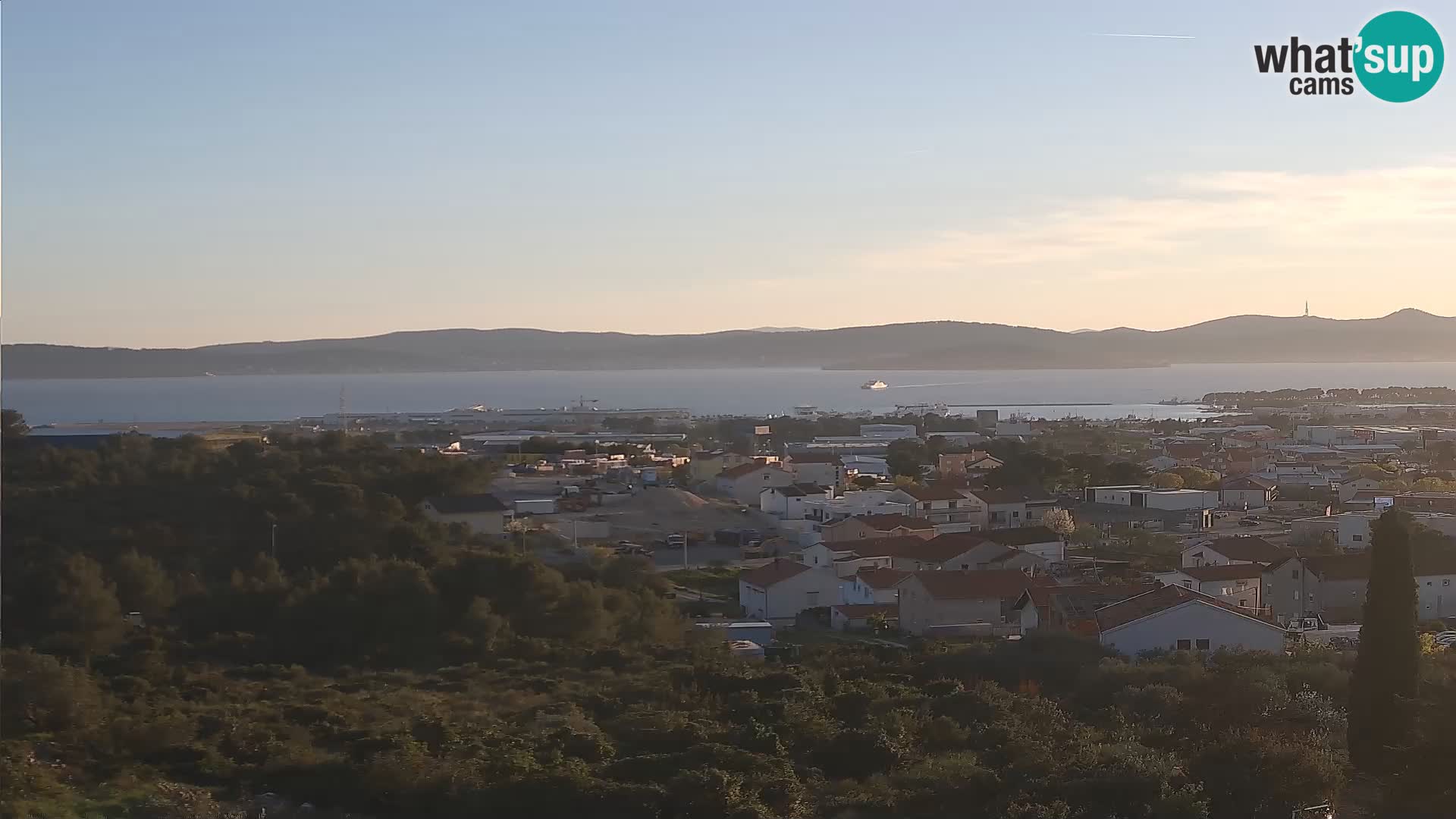 Panoramska web kamera Luke Gaženica u Zadru, Hrvatska