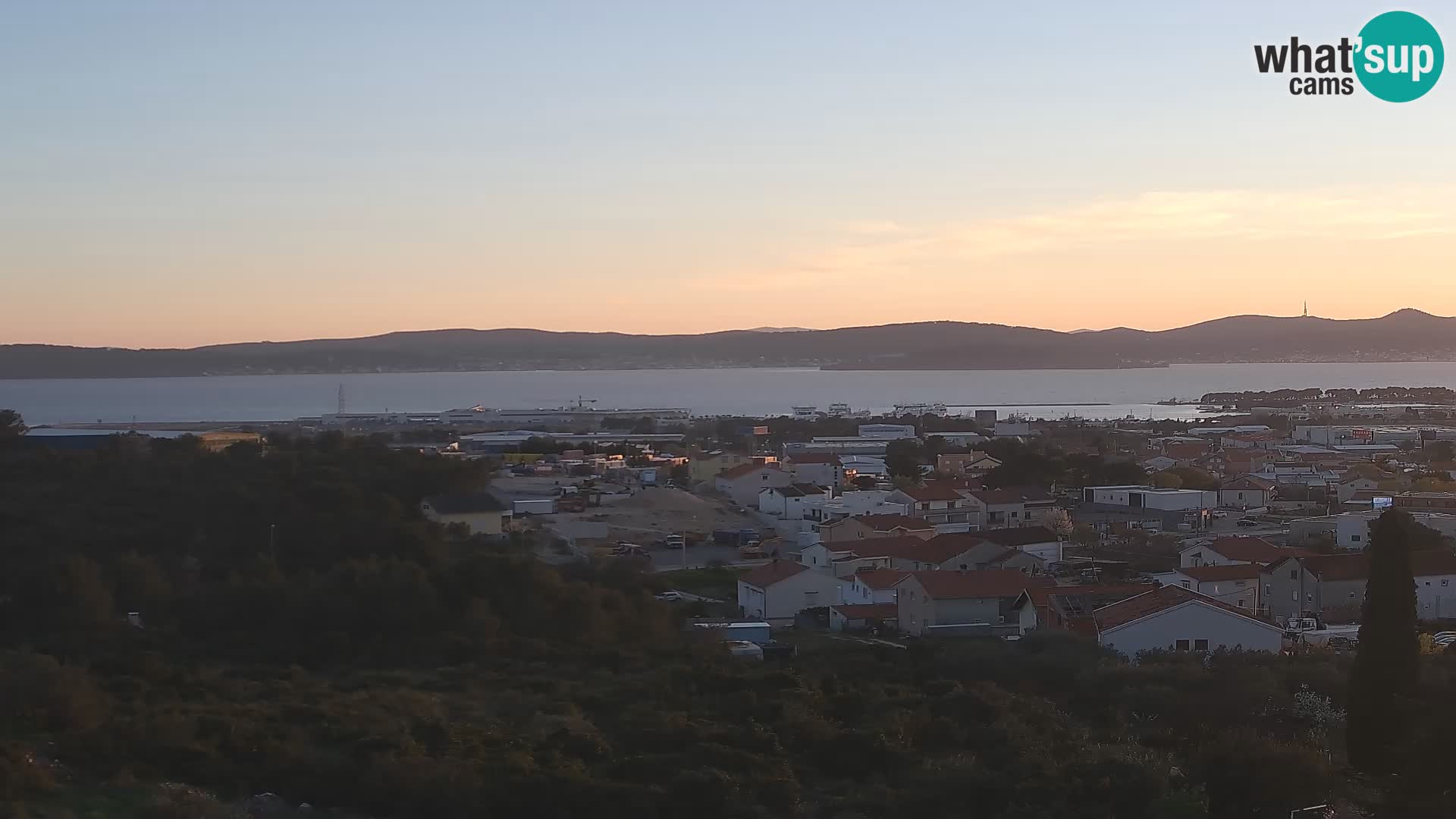 Zadar Port Gazenica Webcam Panorama, Zadar, Croatie