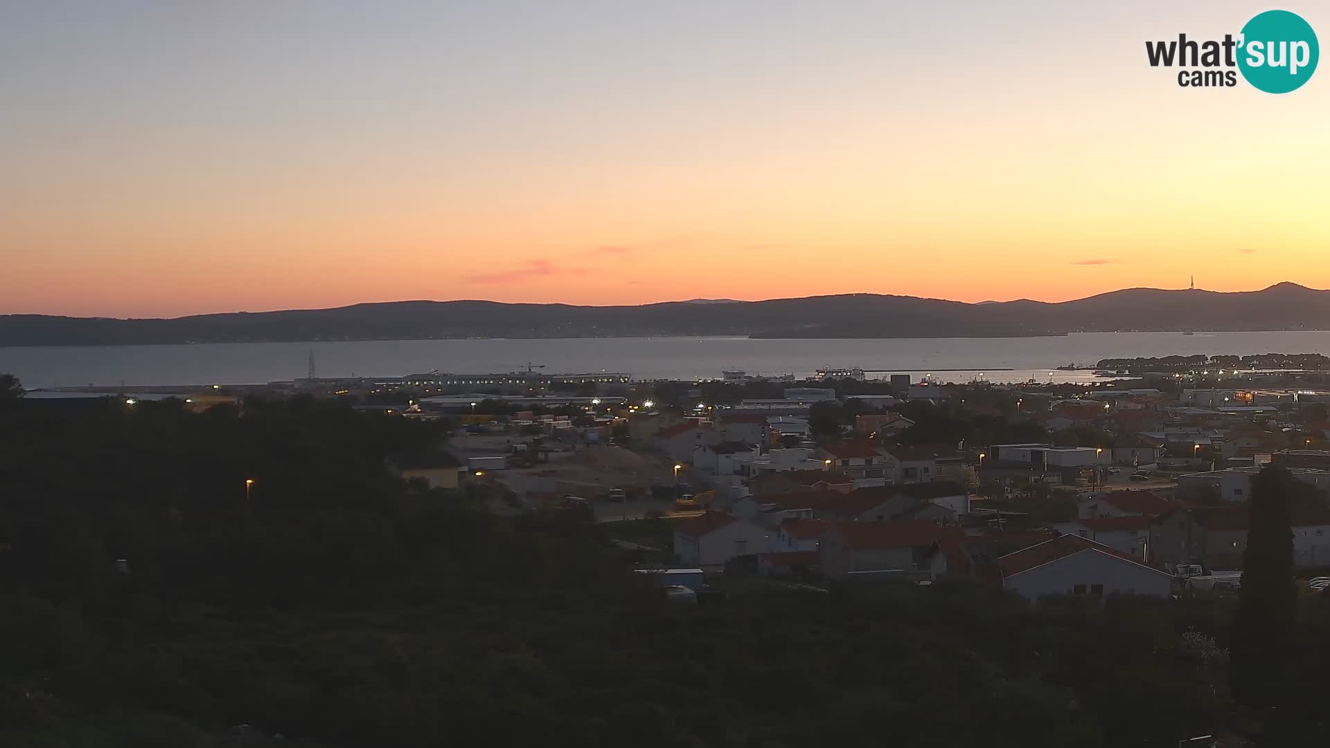 Zadar Pristanišče Gazenica s panoramsko spletno kamero, Zadar, Hrvaška