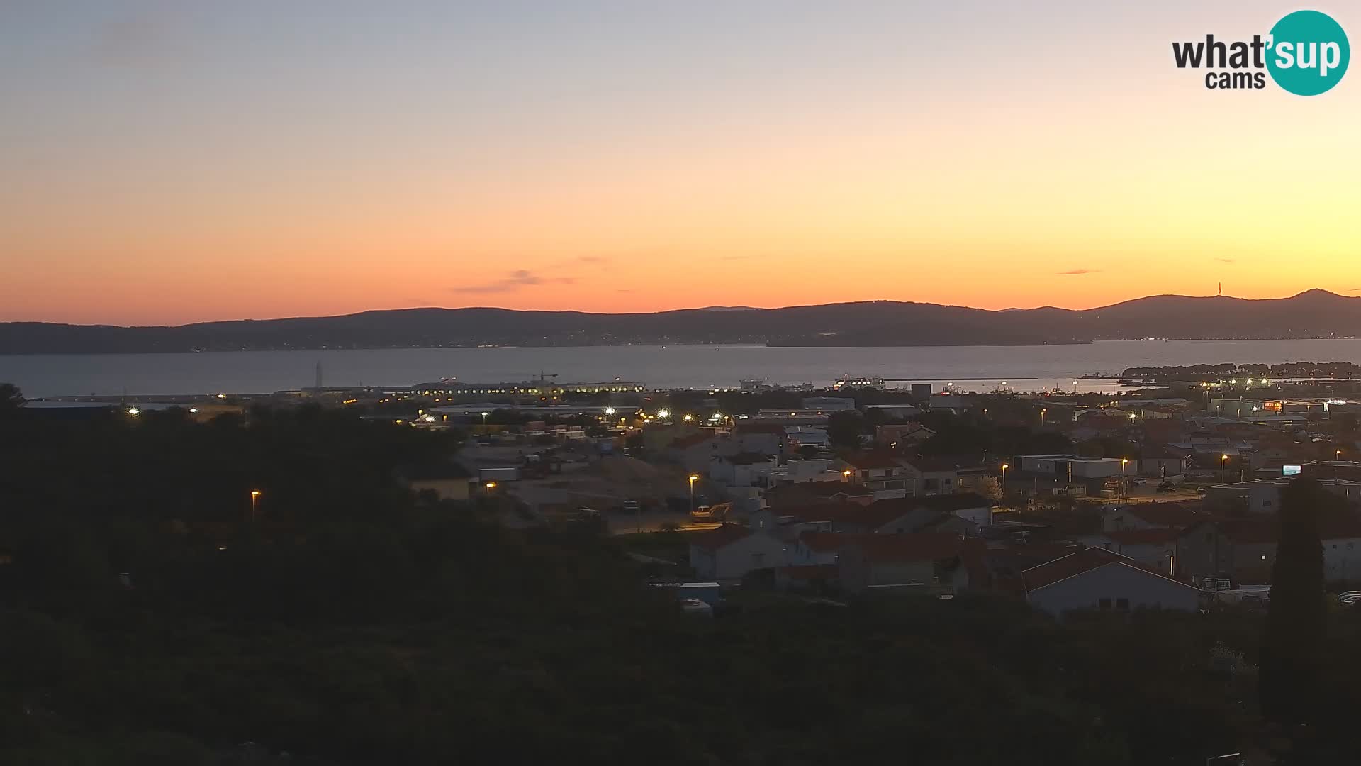 Zadar Port Gazenica Webcam Panorama, Zadar, Croatie
