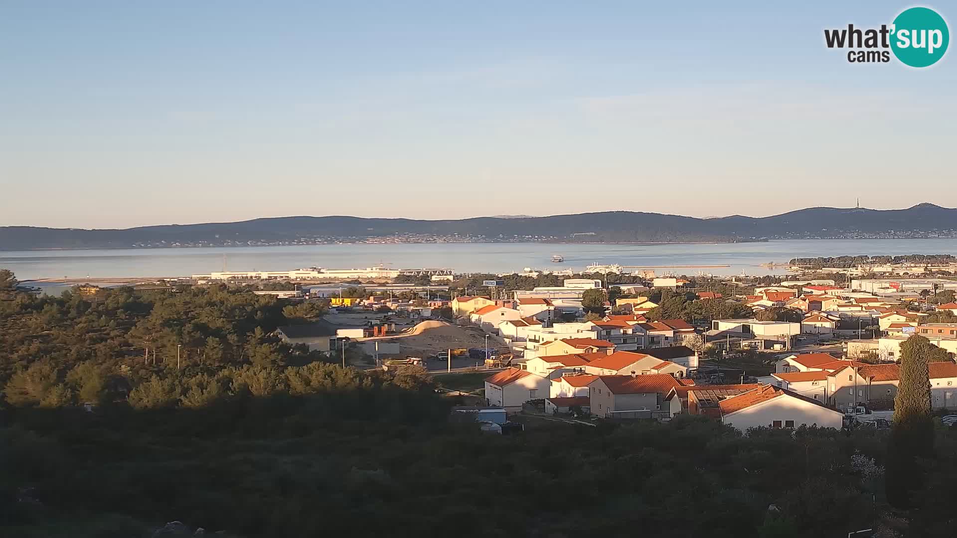 Panorama de la Webcam del Puerto Gazenica de Zadar, Zadar, Croacia