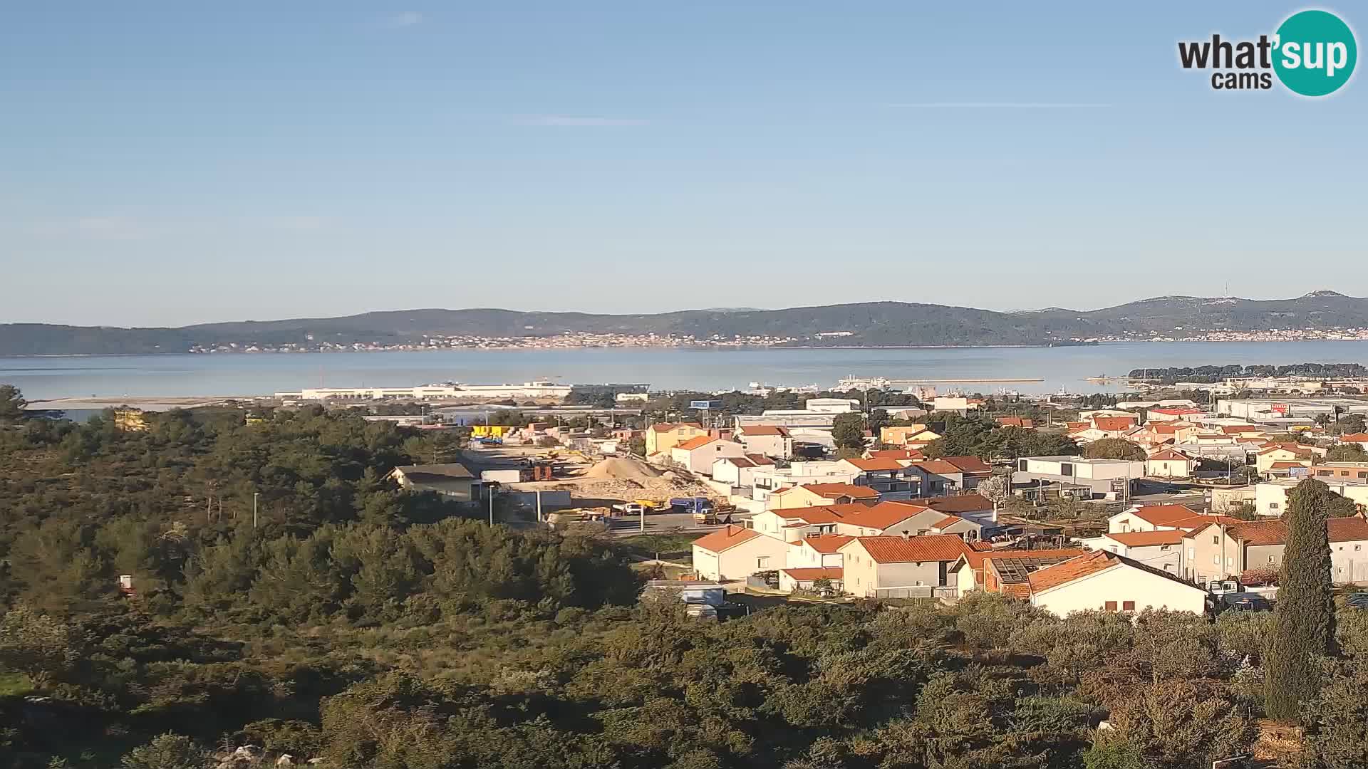 Zadar Port Gazenica Webcam Panorama, Zadar, Croatie