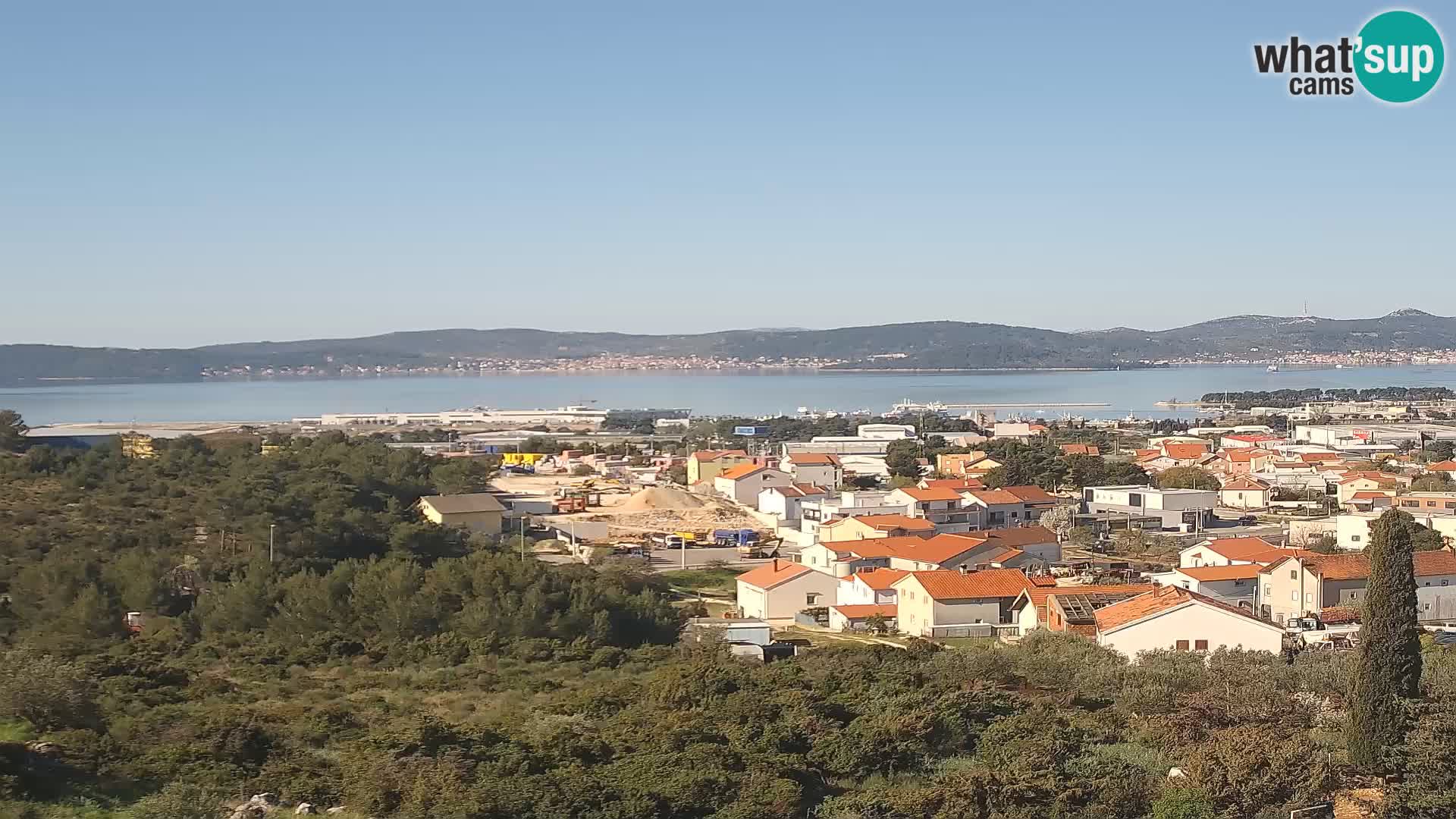 Zadar Pristanišče Gazenica s panoramsko spletno kamero, Zadar, Hrvaška