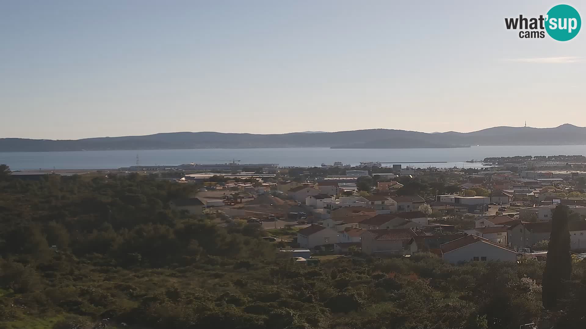 Zadar Pristanišče Gazenica s panoramsko spletno kamero, Zadar, Hrvaška