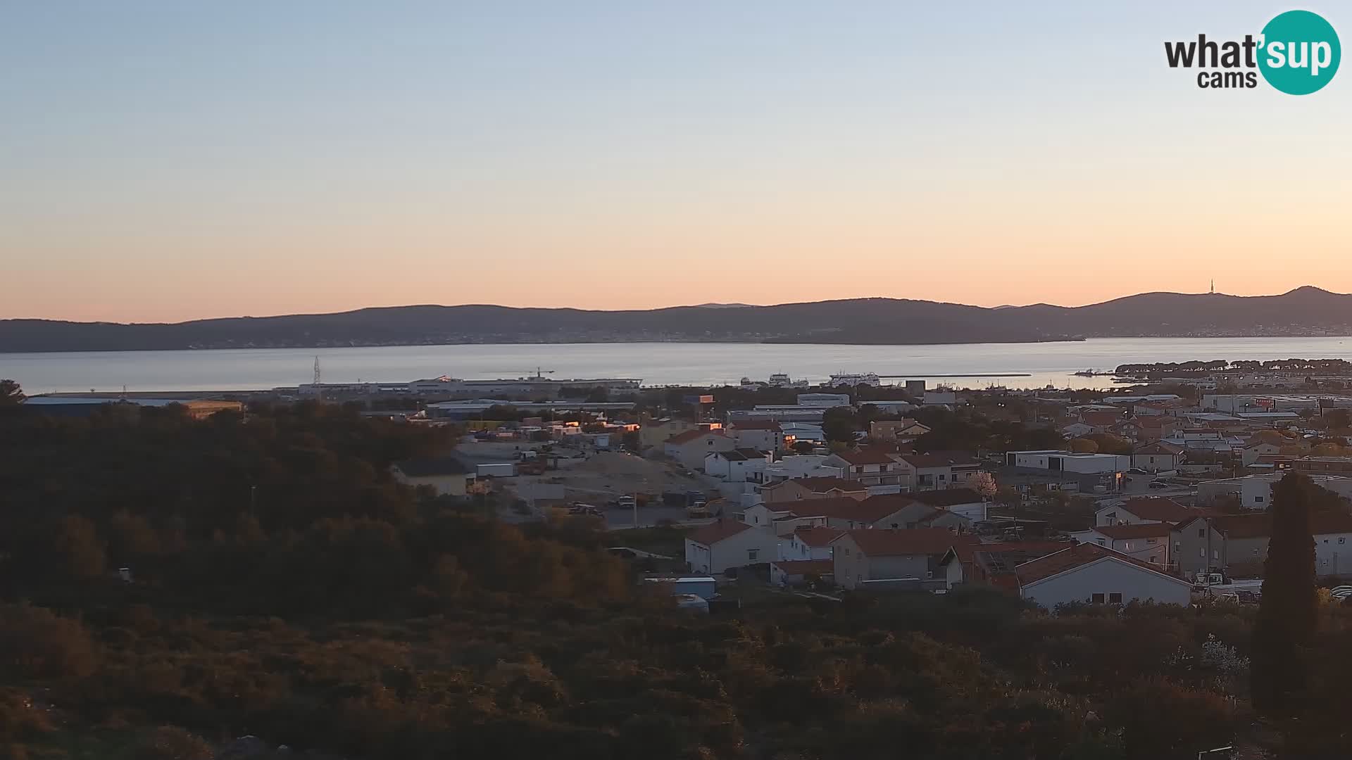 Zadar Pristanišče Gazenica s panoramsko spletno kamero, Zadar, Hrvaška