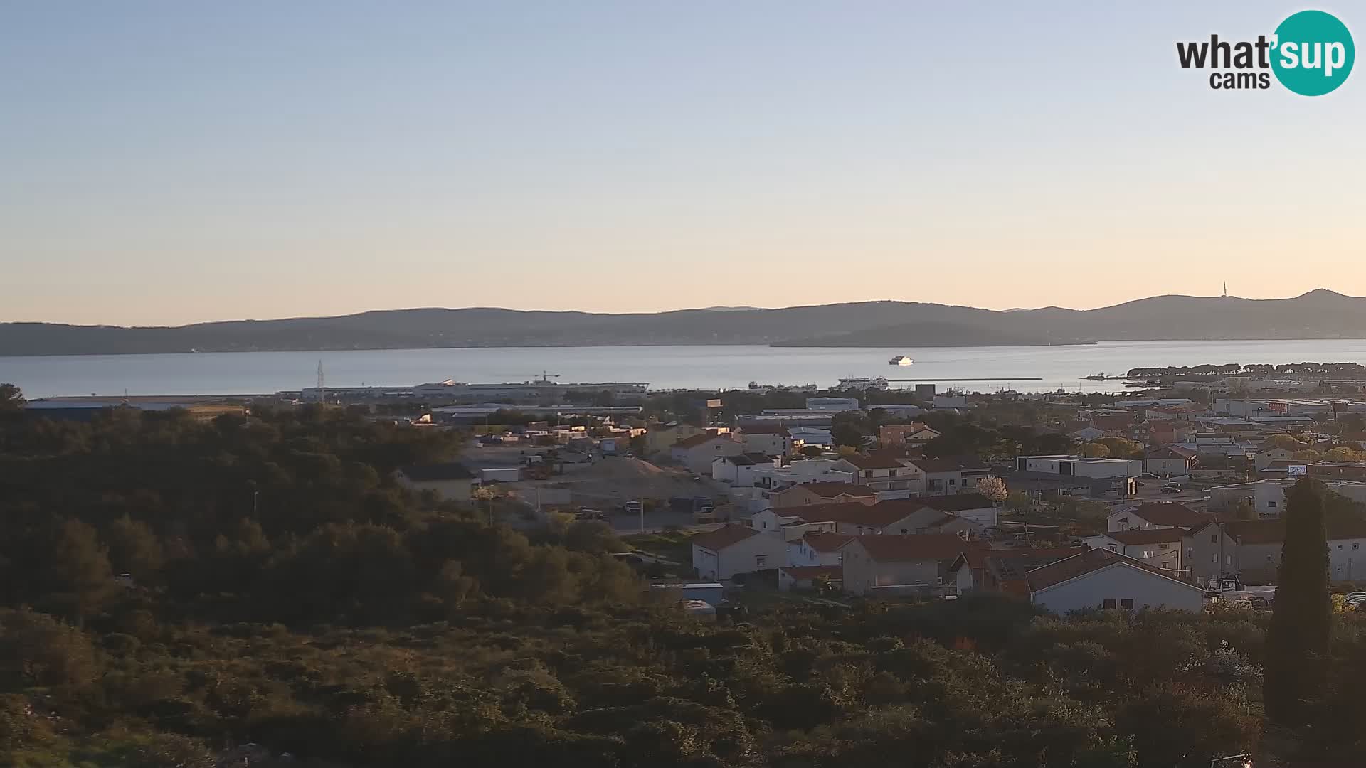 Zadar Pristanišče Gazenica s panoramsko spletno kamero, Zadar, Hrvaška
