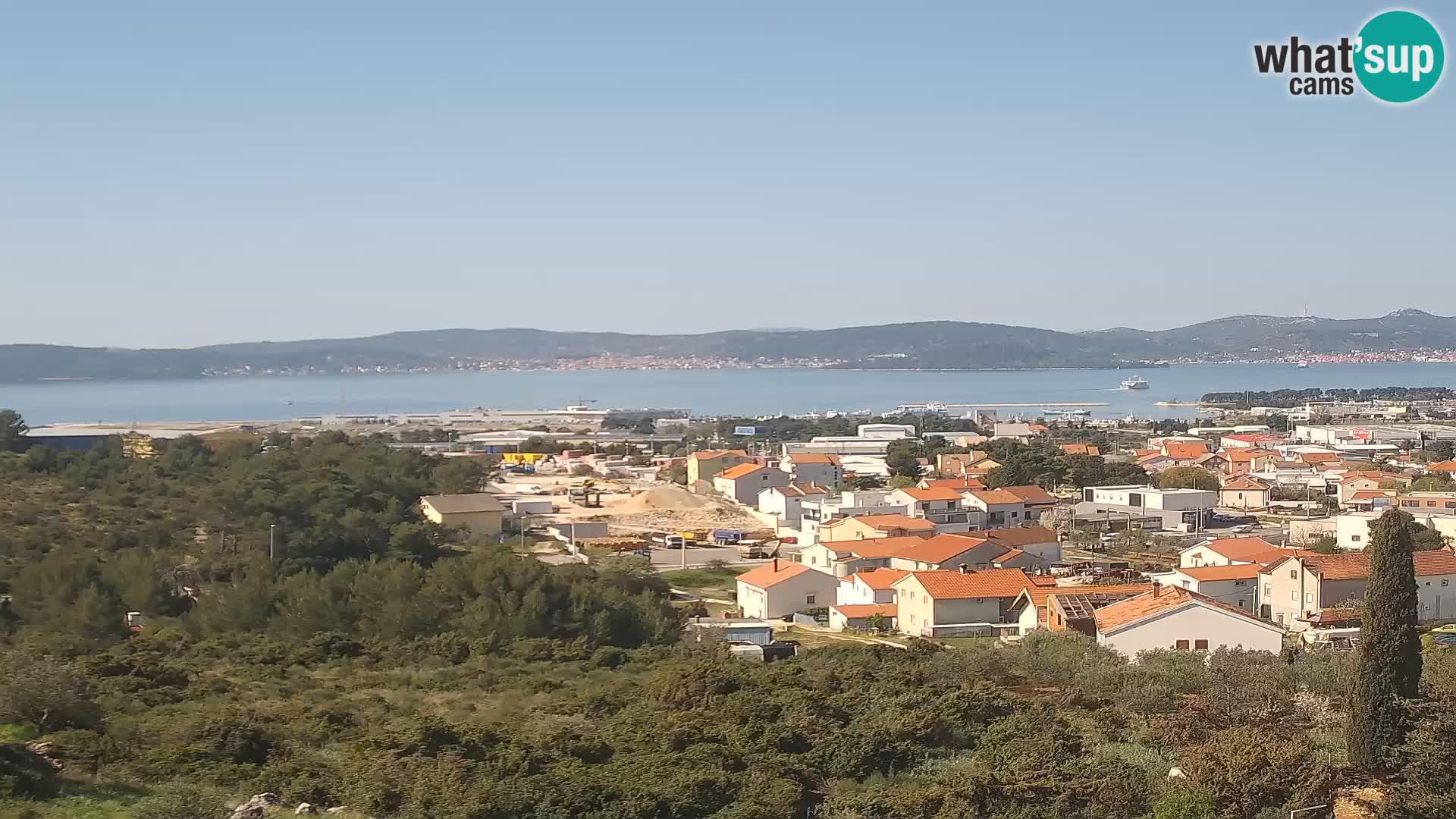Zadar Port Gazenica Webcam Panorama, Zadar, Kroatien