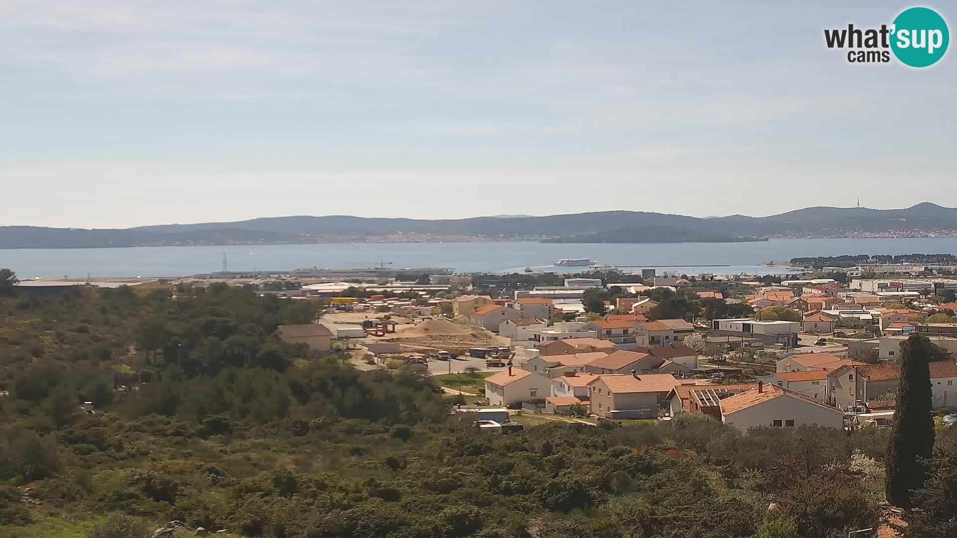 Panoramska web kamera Luke Gaženica u Zadru, Hrvatska