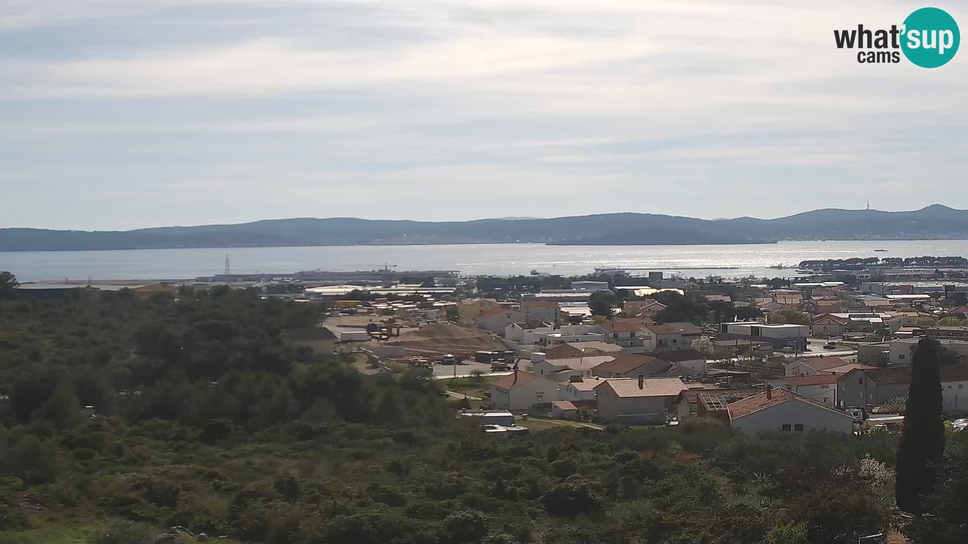 Panorama de la Webcam del Puerto Gazenica de Zadar, Zadar, Croacia