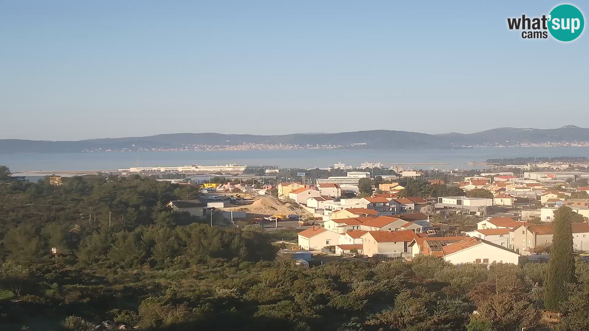 Zadar Port Gazenica Webcam Panorama, Zadar, Kroatien