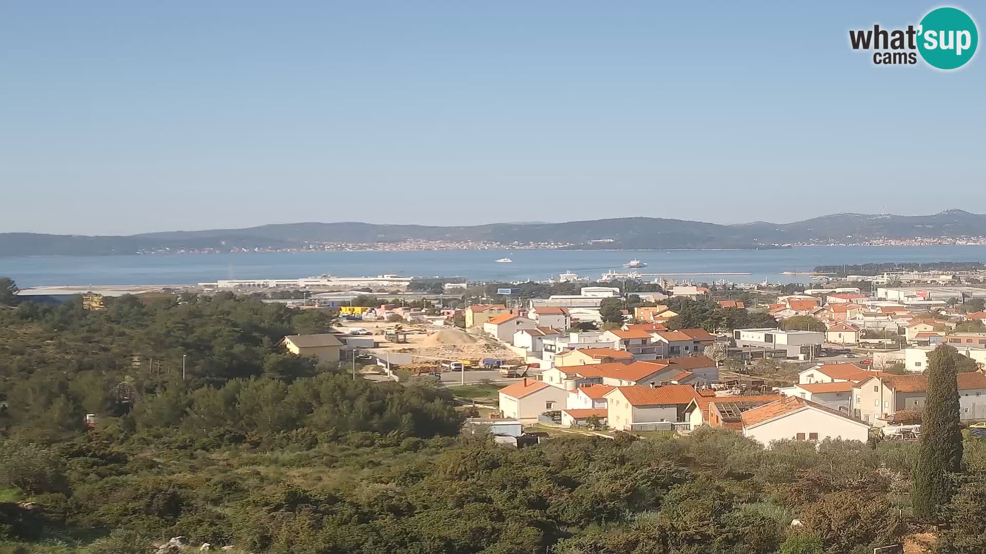 Zadar Port Gazenica Webcam Panorama, Zadar, Kroatien