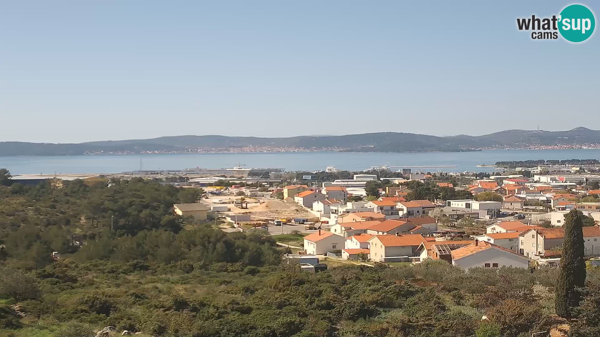 Panorama de la Webcam del Puerto Gazenica de Zadar, Zadar, Croacia