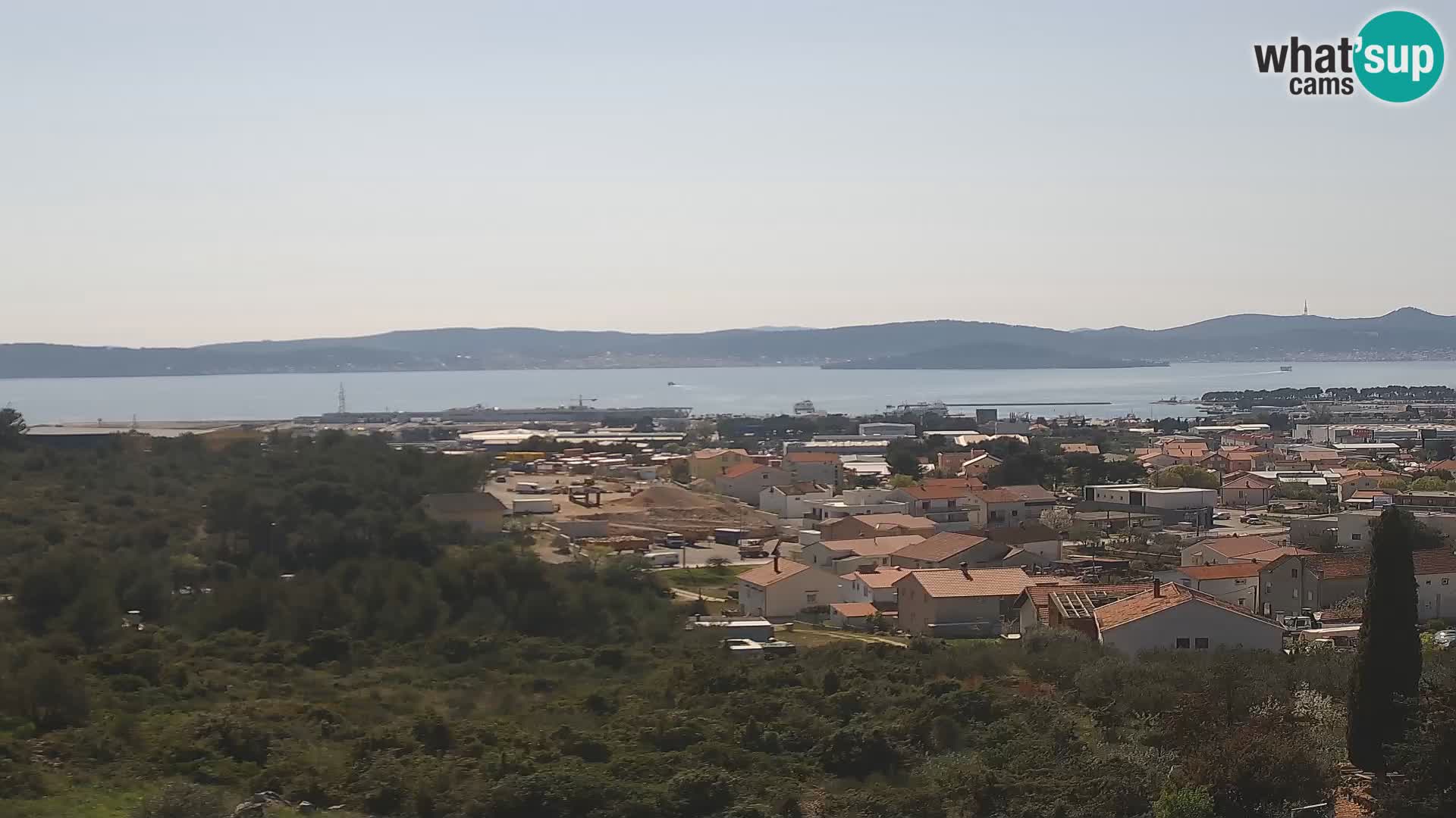 Zadar Pristanišče Gazenica s panoramsko spletno kamero, Zadar, Hrvaška