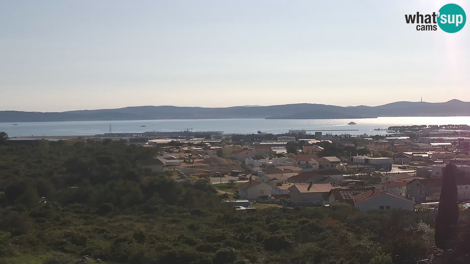 Zadar Pristanišče Gazenica s panoramsko spletno kamero, Zadar, Hrvaška