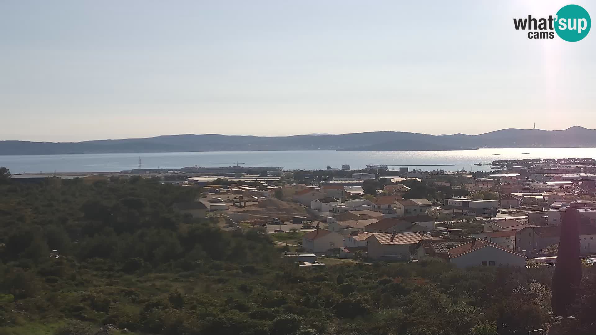 Zadar Pristanišče Gazenica s panoramsko spletno kamero, Zadar, Hrvaška