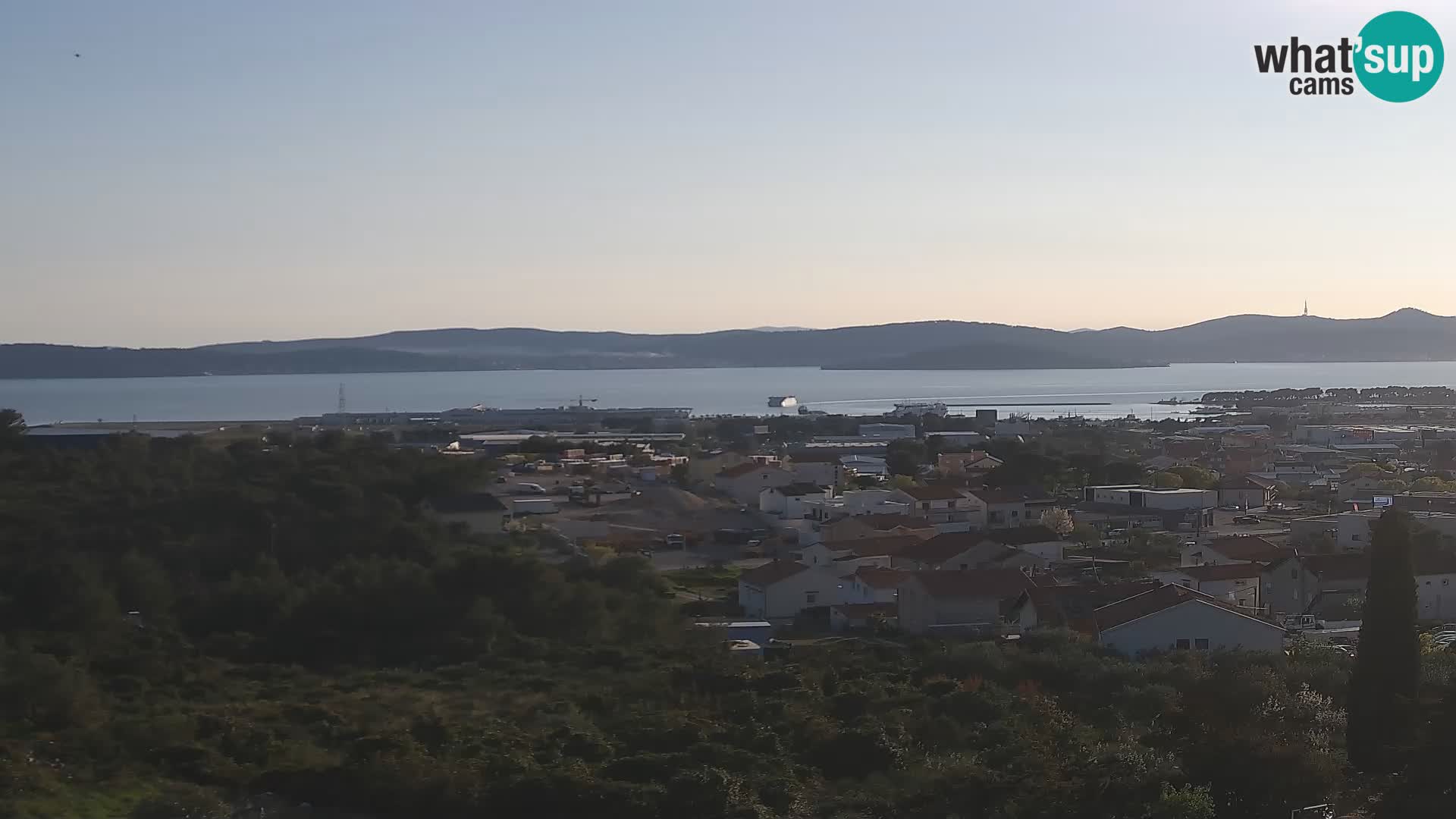 Zadar Pristanišče Gazenica s panoramsko spletno kamero, Zadar, Hrvaška