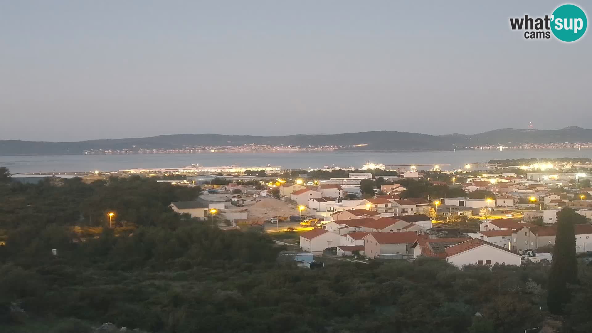 Panoramska web kamera Luke Gaženica u Zadru, Hrvatska