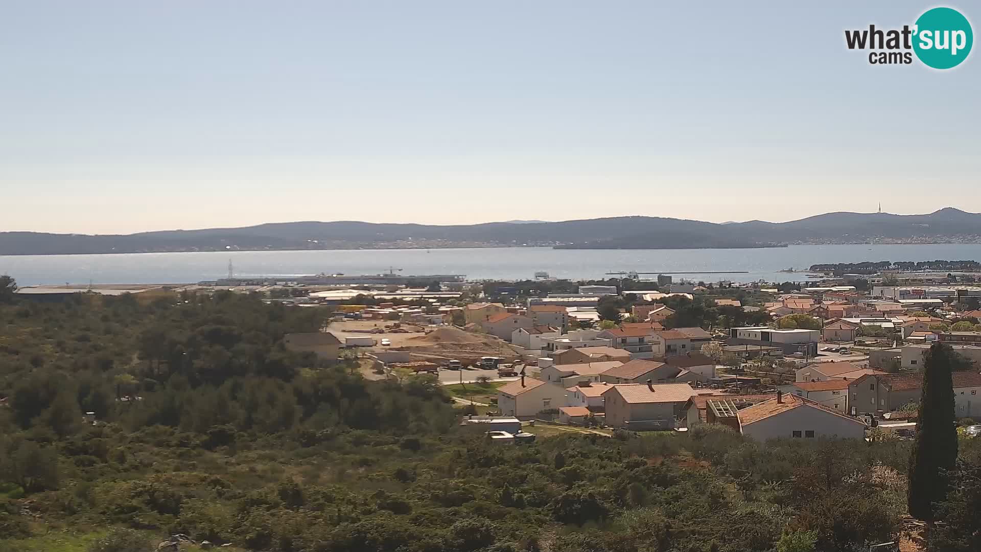 Panorama de la Webcam del Puerto Gazenica de Zadar, Zadar, Croacia