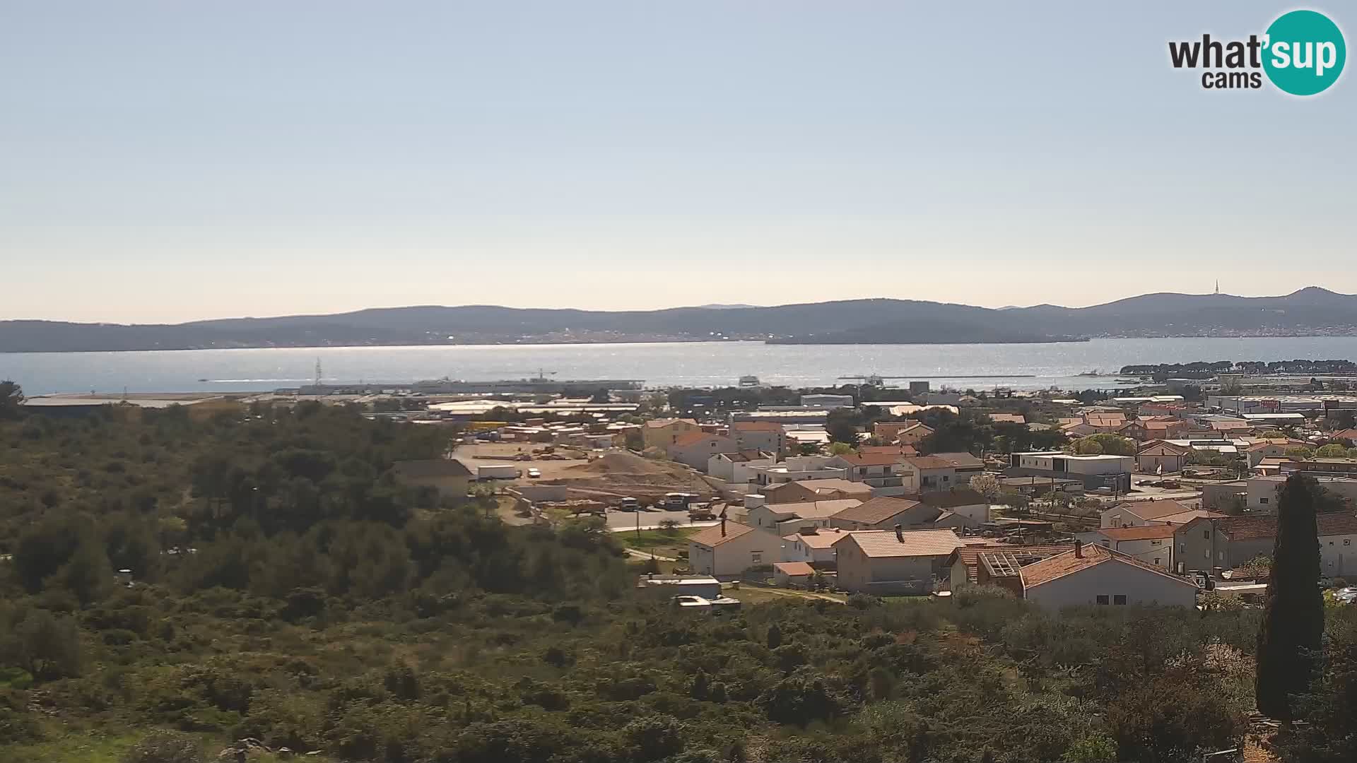 Panorama de la Webcam del Puerto Gazenica de Zadar, Zadar, Croacia