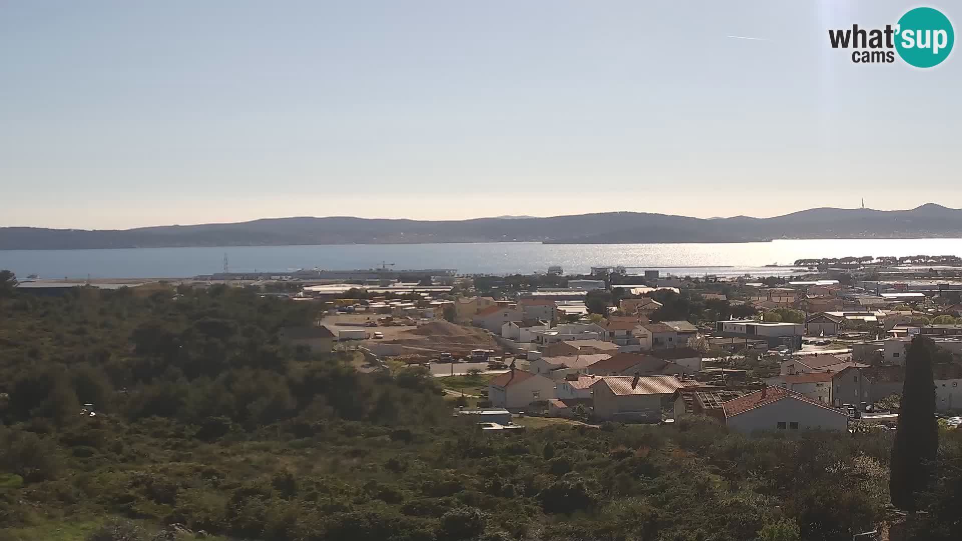 Panorama de la Webcam del Puerto Gazenica de Zadar, Zadar, Croacia