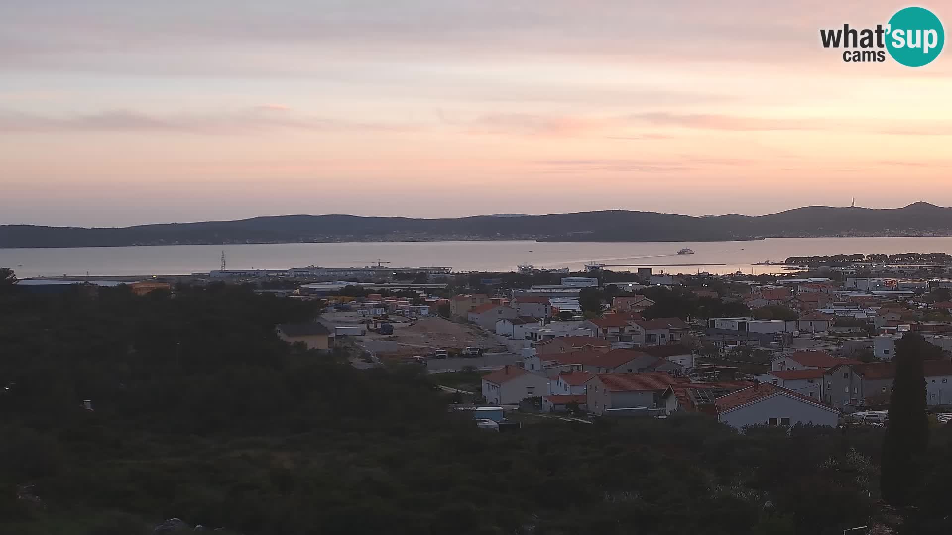Zadar Port Gazenica Webcam Panorama, Zadar, Croatie