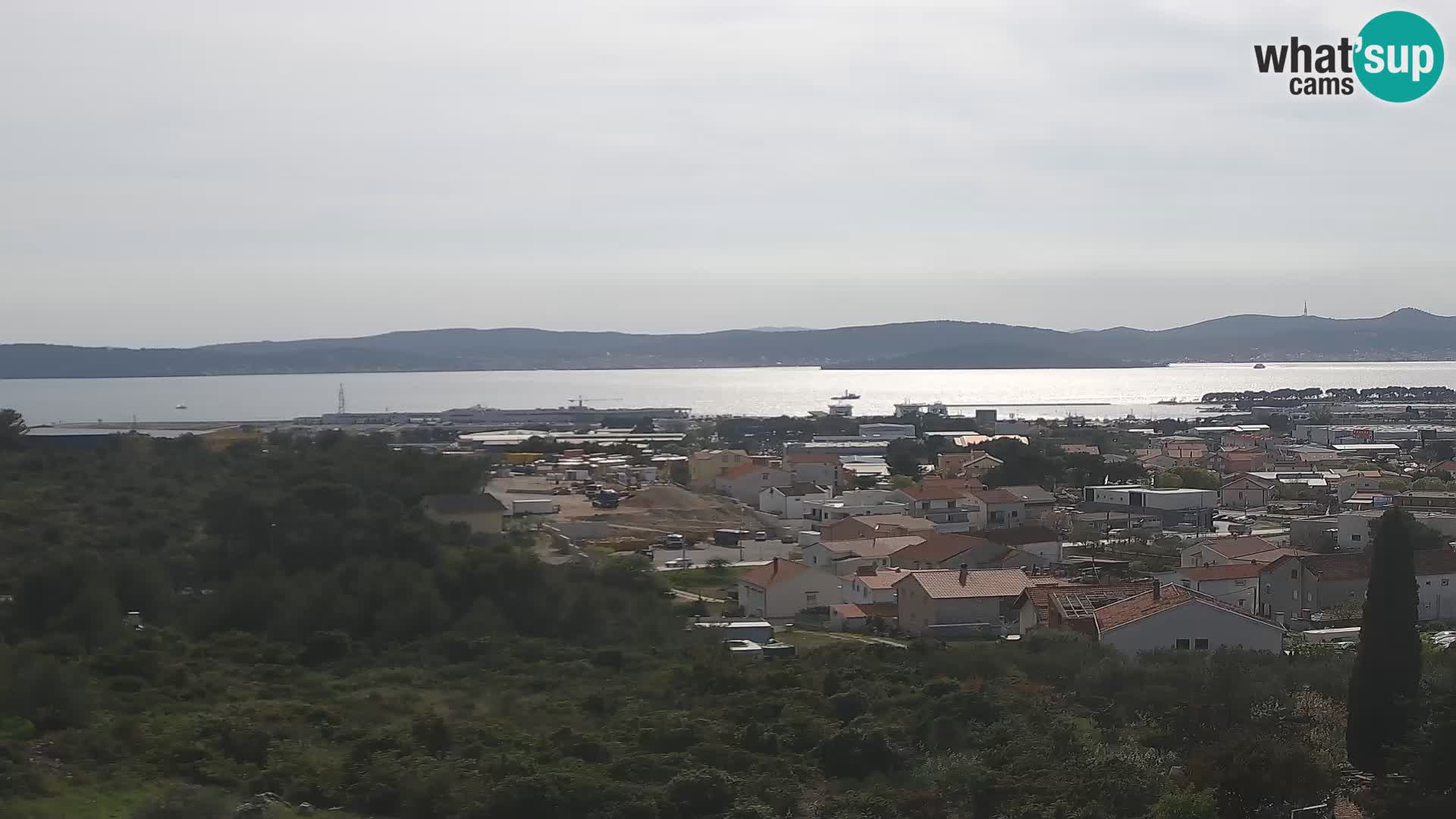 Panorama de la Webcam del Puerto Gazenica de Zadar, Zadar, Croacia