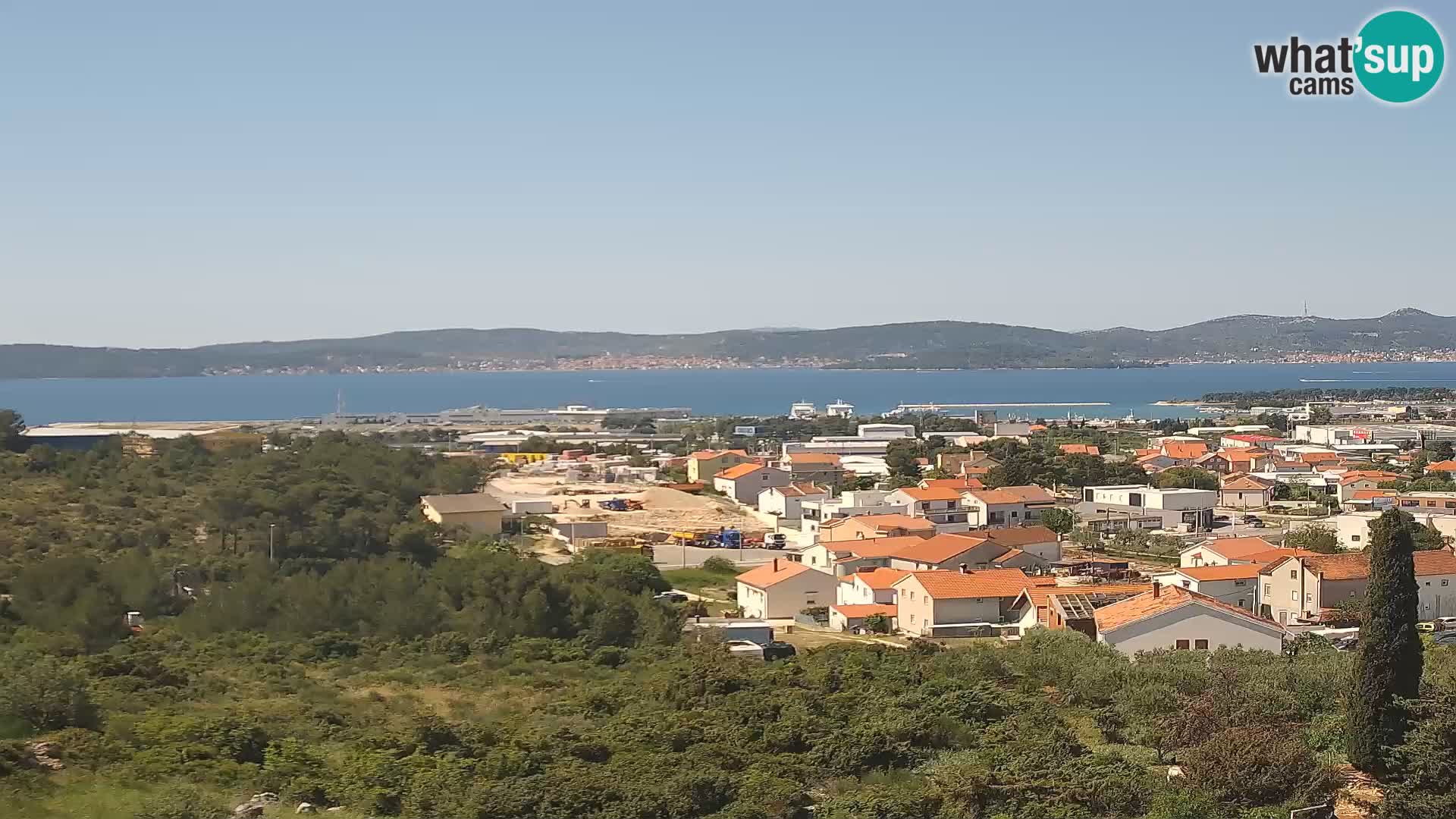 Zadar Port Gazenica Webcam Panorama, Zadar, Croatie
