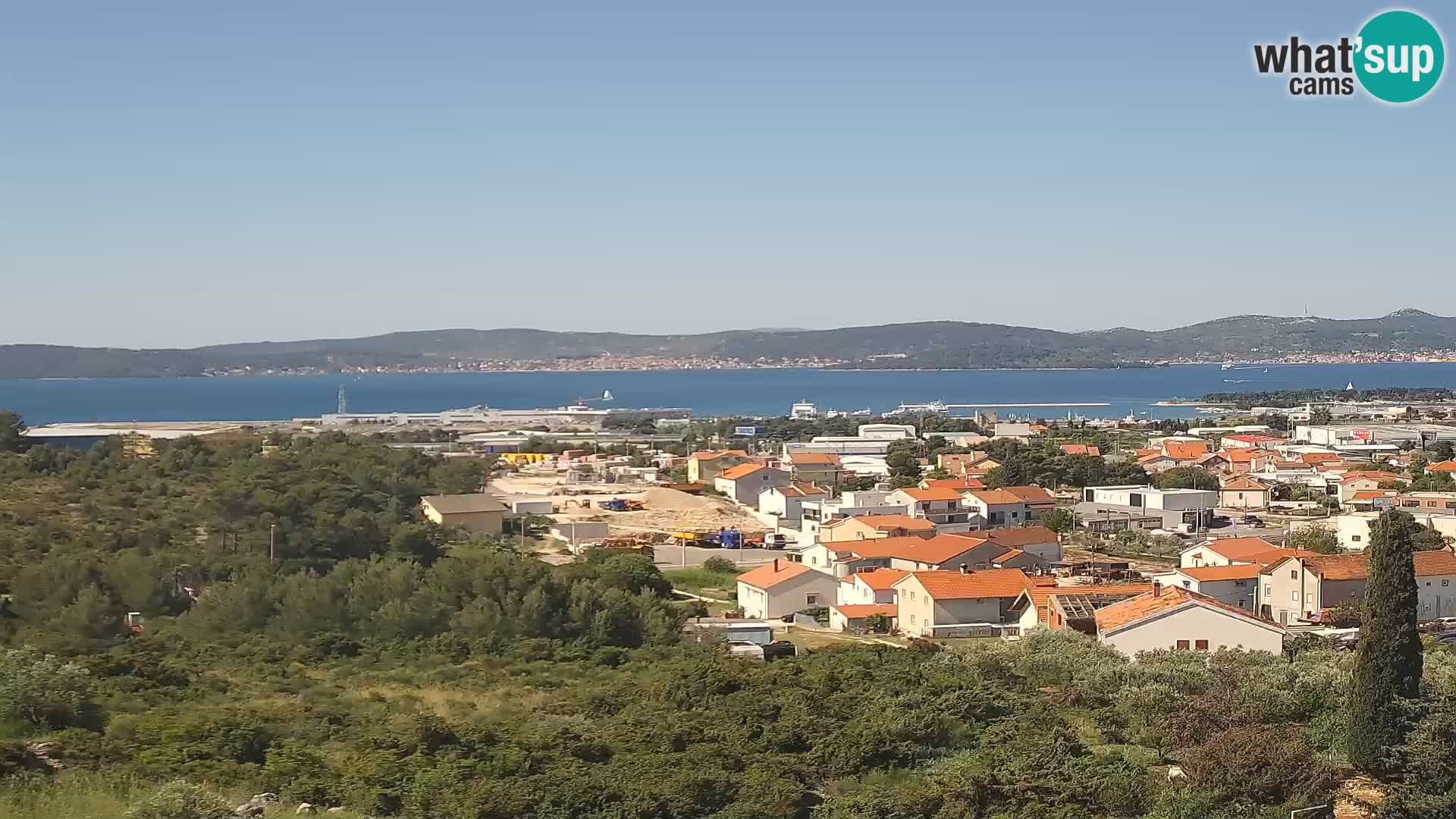 Panoramska web kamera Luke Gaženica u Zadru, Hrvatska