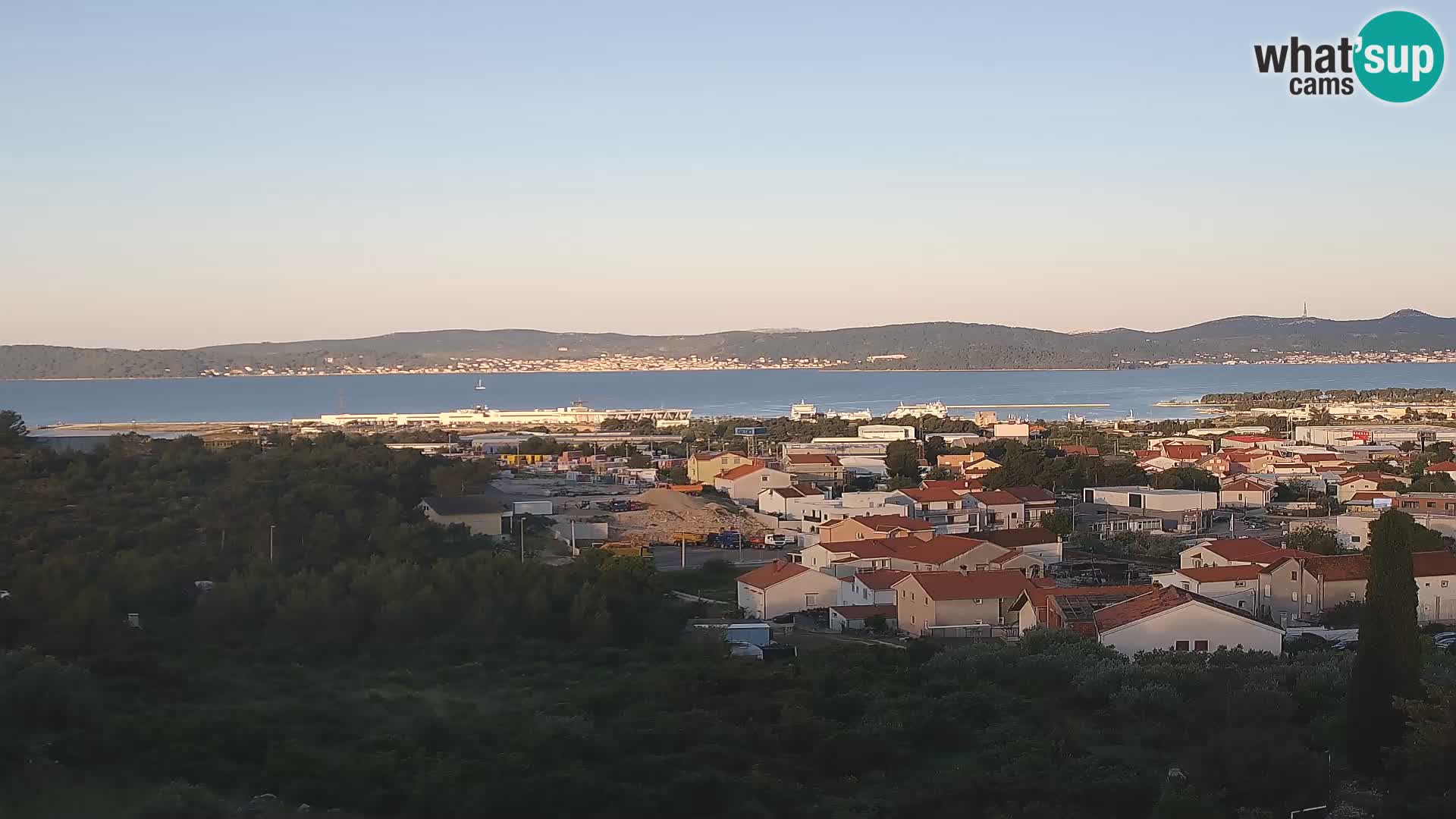Zadar Port Gazenica Webcam Panorama, Zadar, Kroatien