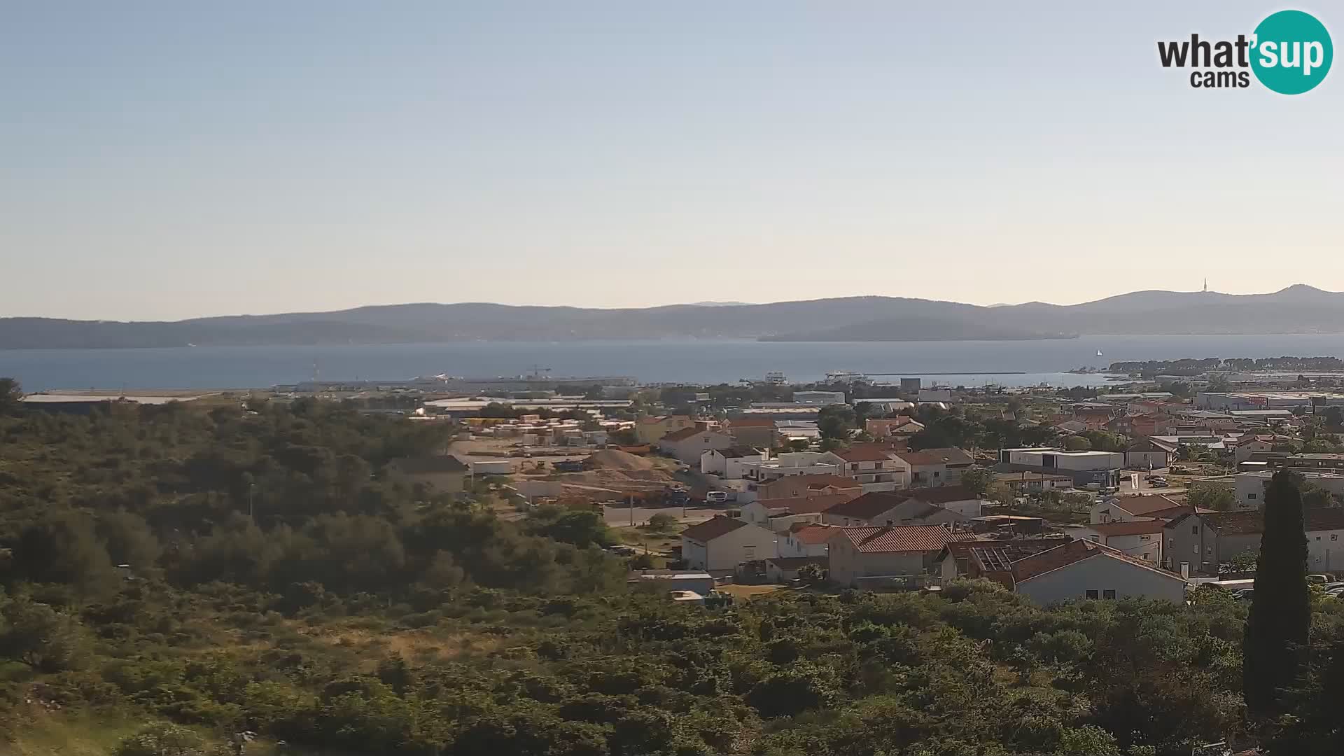 Panorama de la Webcam del Puerto Gazenica de Zadar, Zadar, Croacia