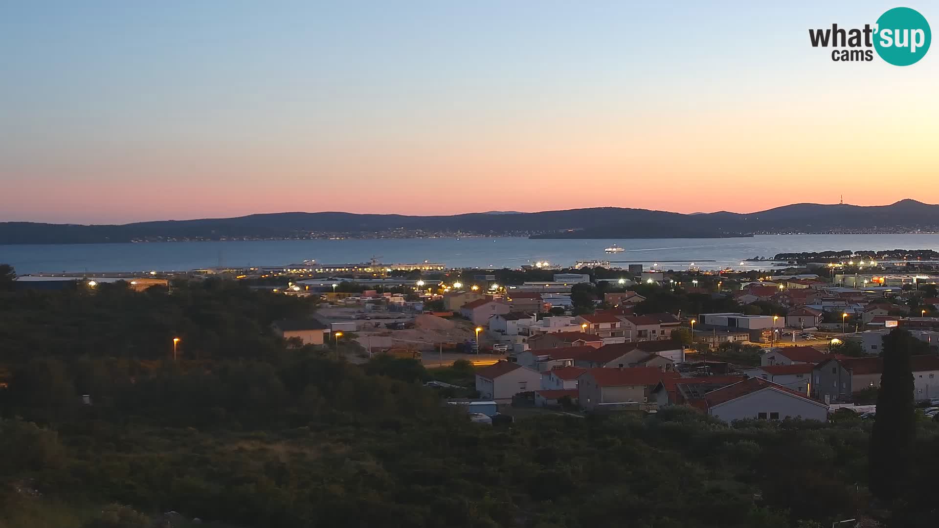 Zadar Port Gazenica Webcam Panorama, Zadar, Kroatien