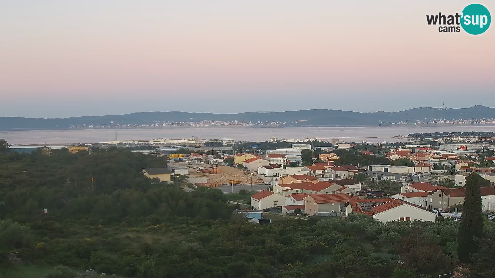 Panorama de la Webcam del Puerto Gazenica de Zadar, Zadar, Croacia
