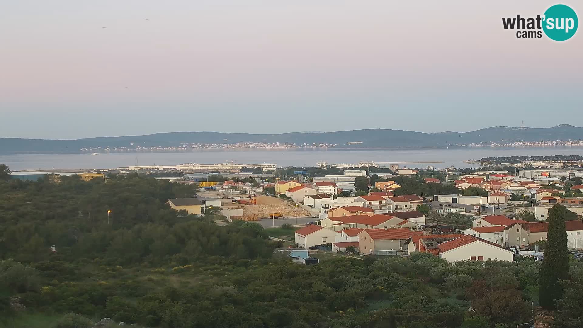 Zadar Pristanišče Gazenica s panoramsko spletno kamero, Zadar, Hrvaška