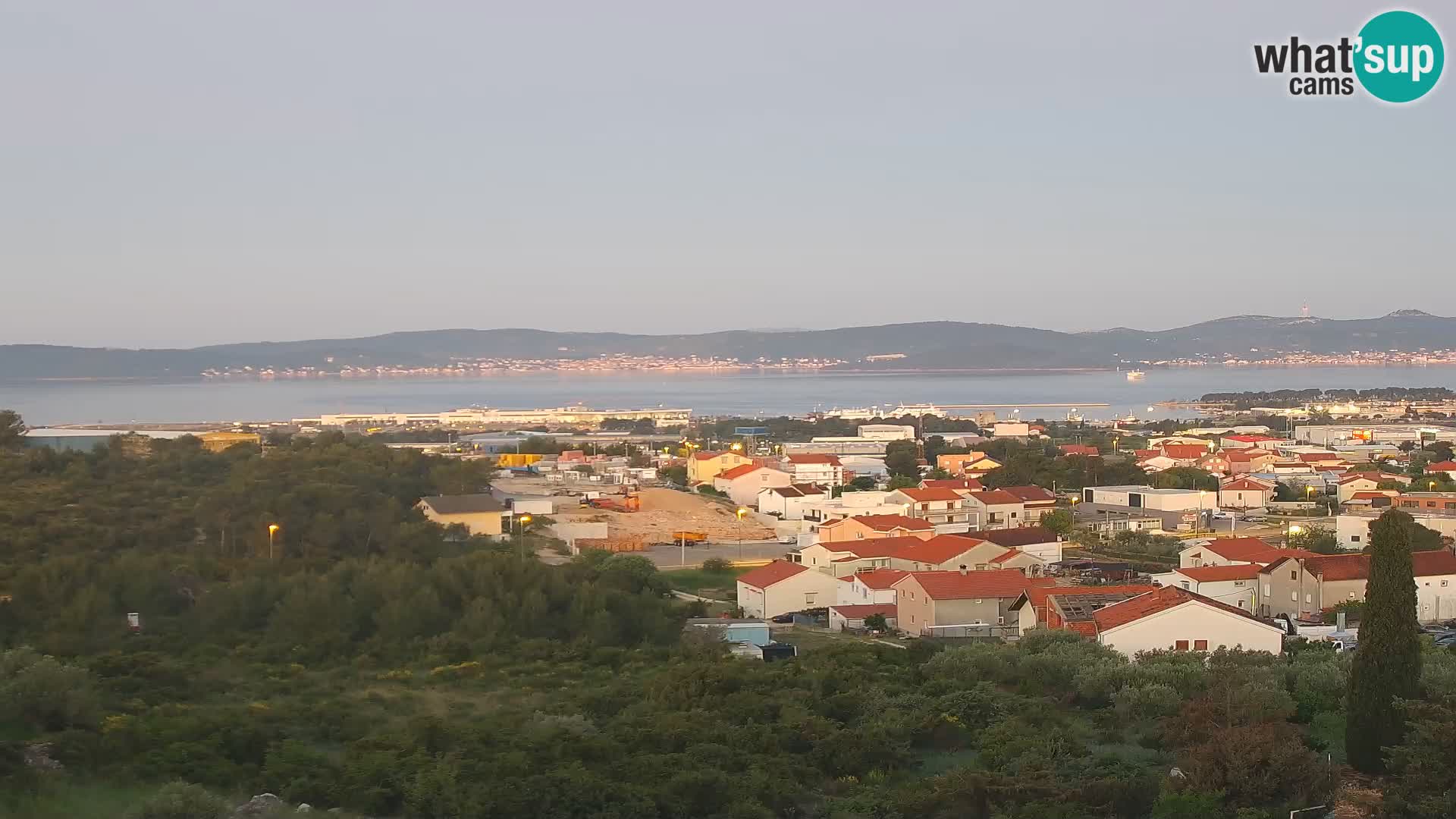 Zadar Pristanišče Gazenica s panoramsko spletno kamero, Zadar, Hrvaška