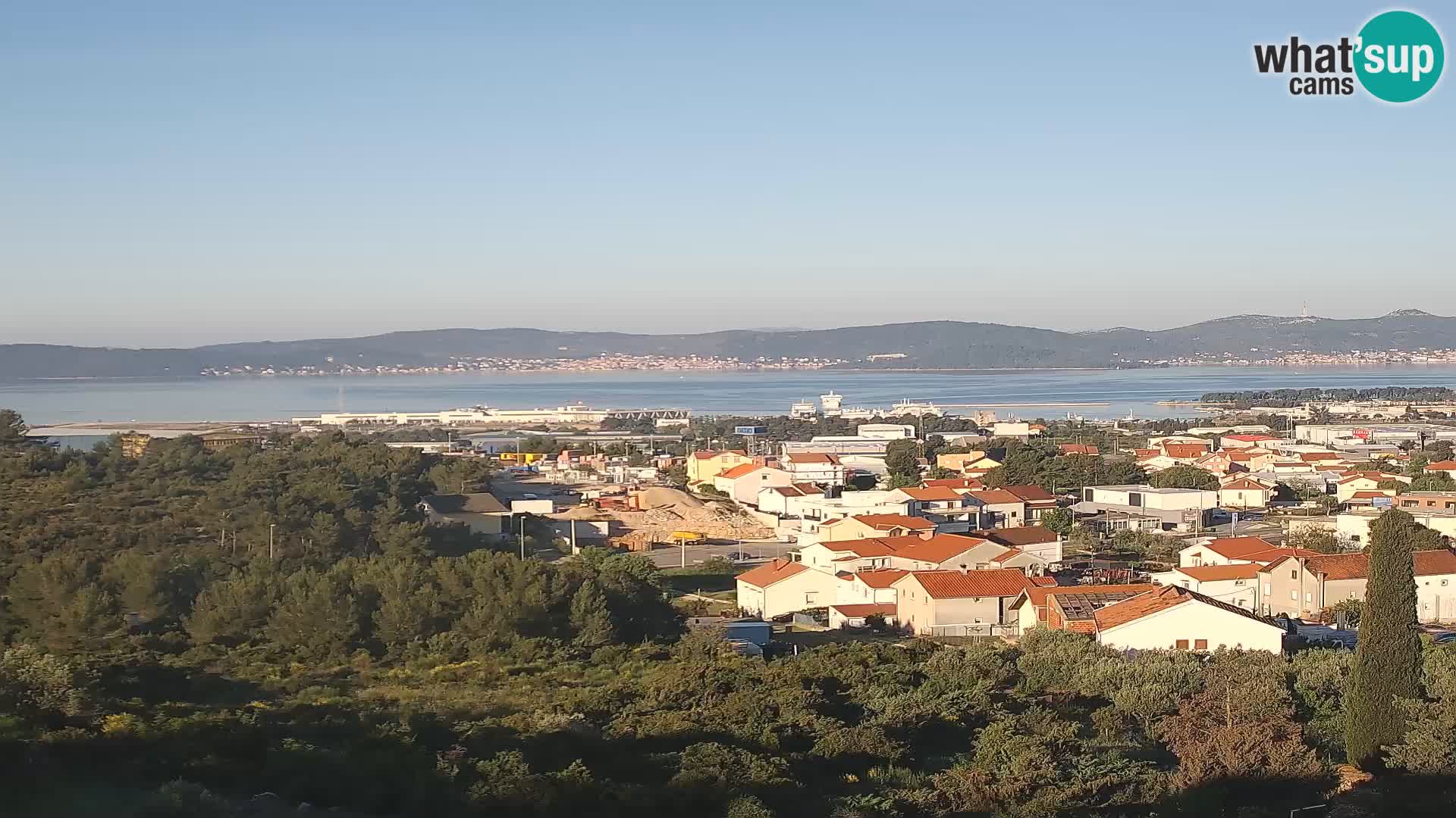 Zadar Pristanišče Gazenica s panoramsko spletno kamero, Zadar, Hrvaška
