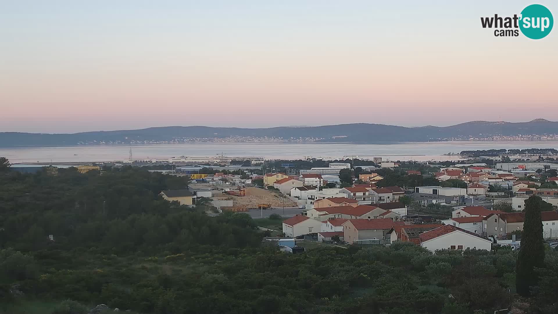 Zadar Pristanišče Gazenica s panoramsko spletno kamero, Zadar, Hrvaška