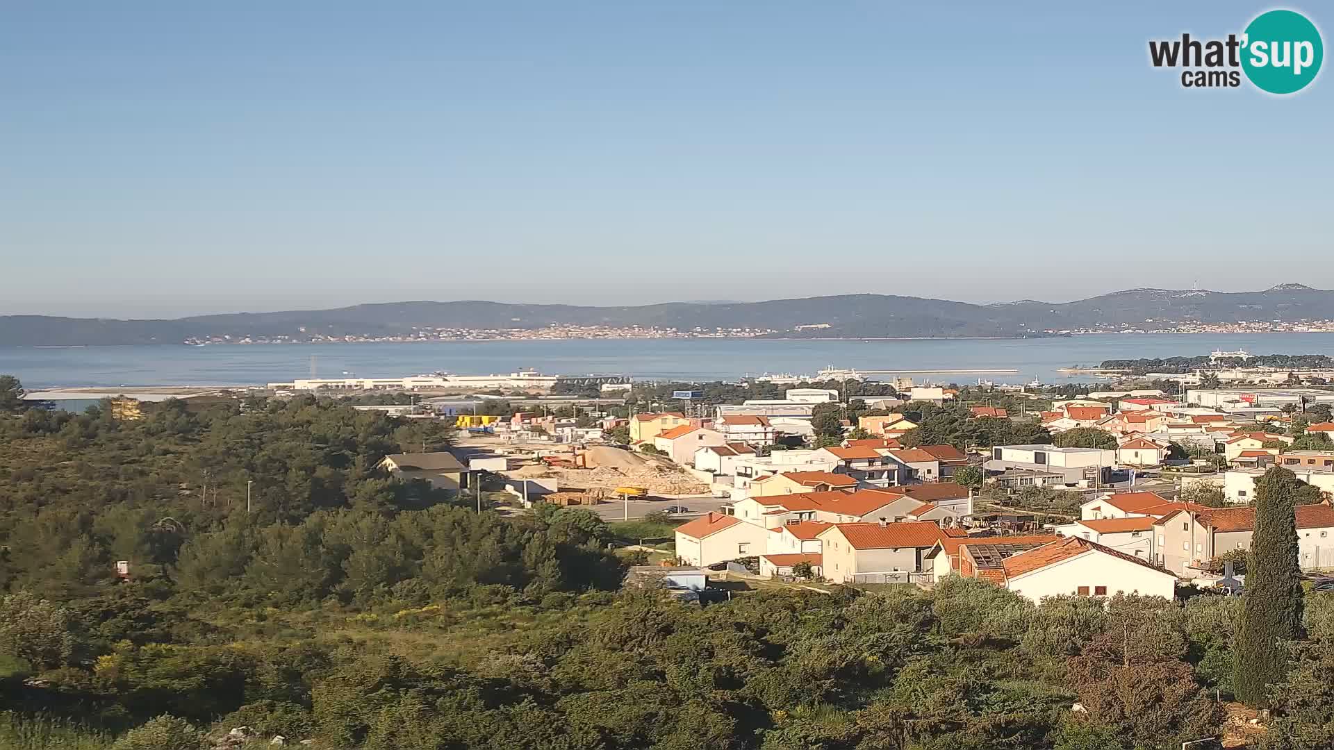 Zadar Pristanišče Gazenica s panoramsko spletno kamero, Zadar, Hrvaška