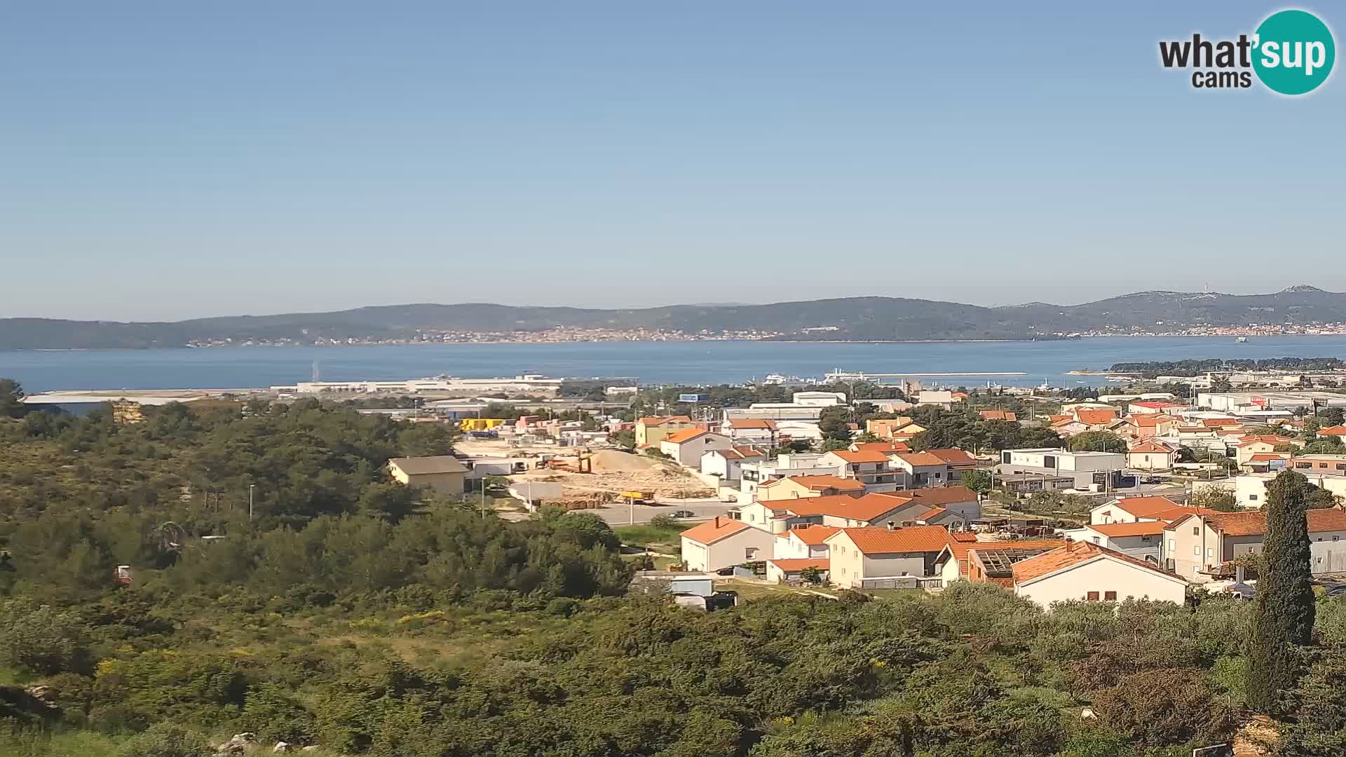 Zadar Pristanišče Gazenica s panoramsko spletno kamero, Zadar, Hrvaška